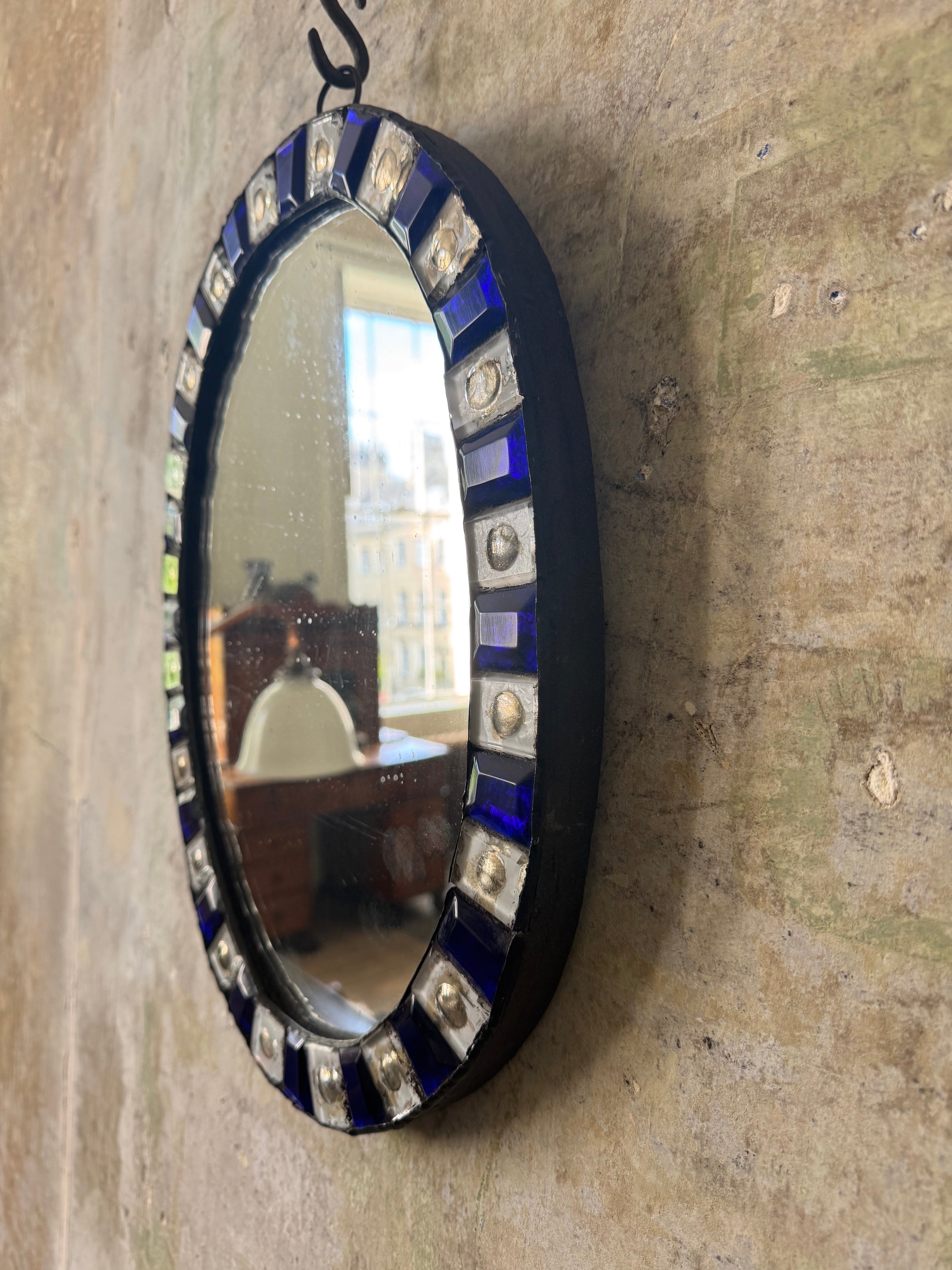 A 19th Century Irish All Glass Mirror