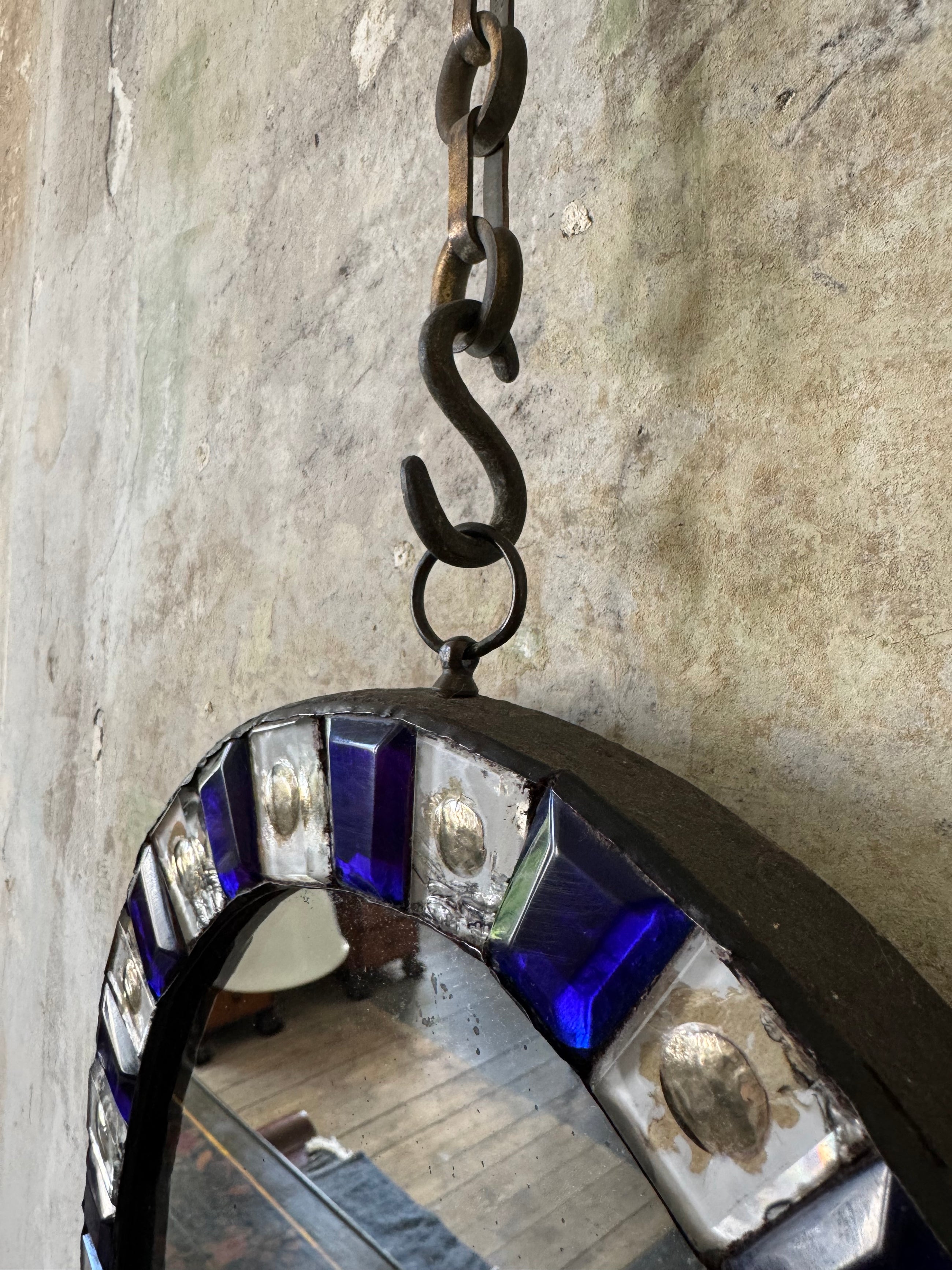 A 19th Century Irish All Glass Mirror