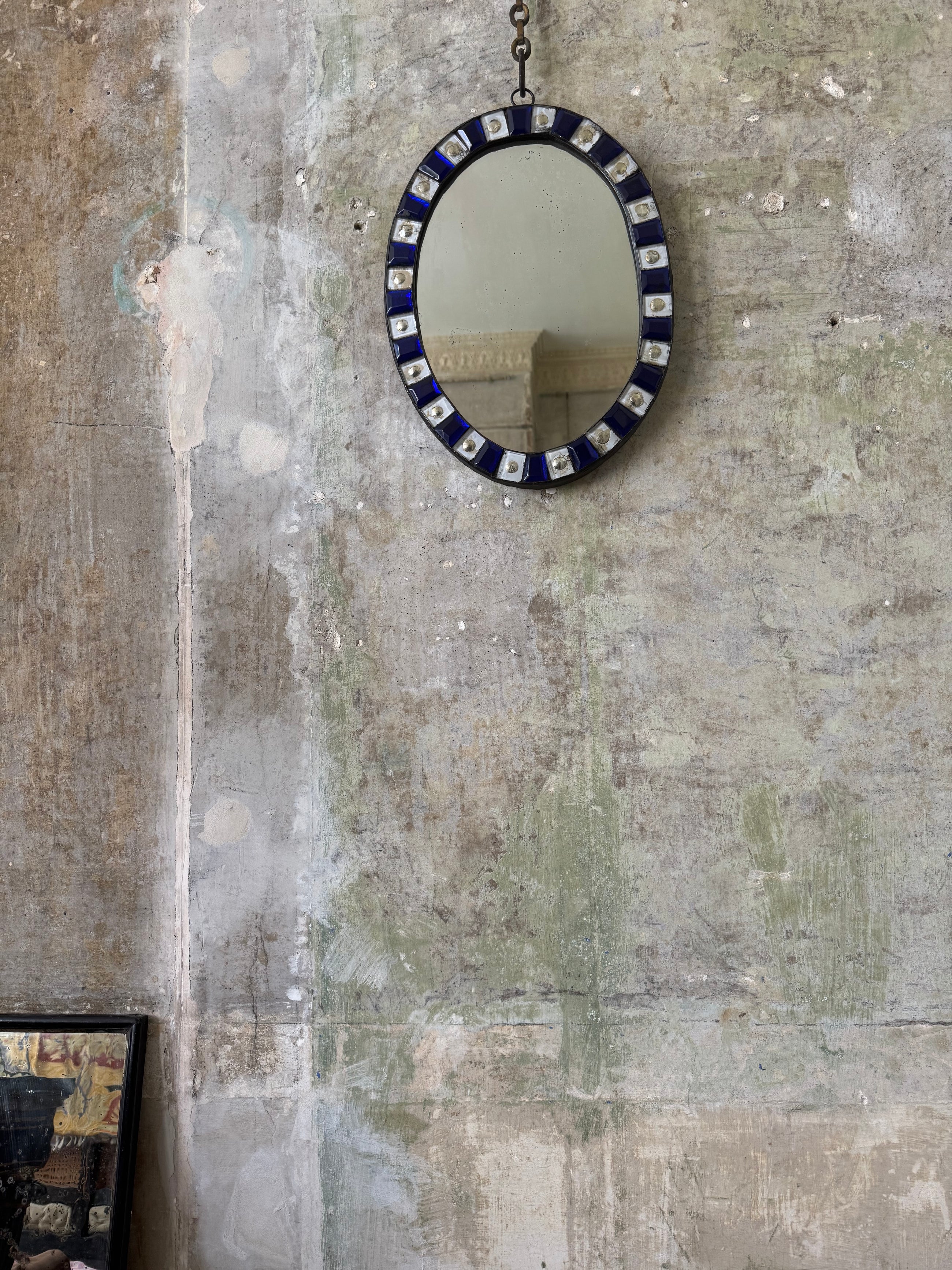 A 19th Century Irish All Glass Mirror