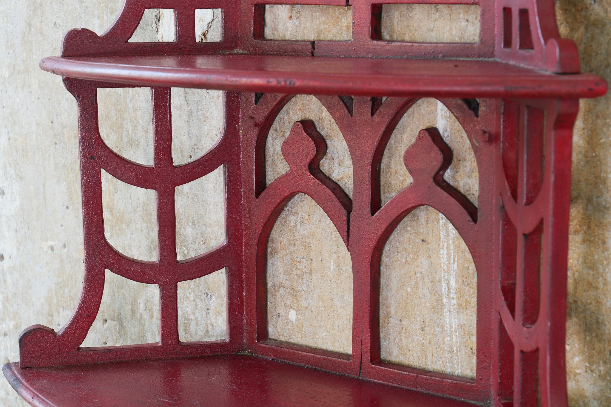 A Pair of Chinese Chippendale Hanging Shelves
