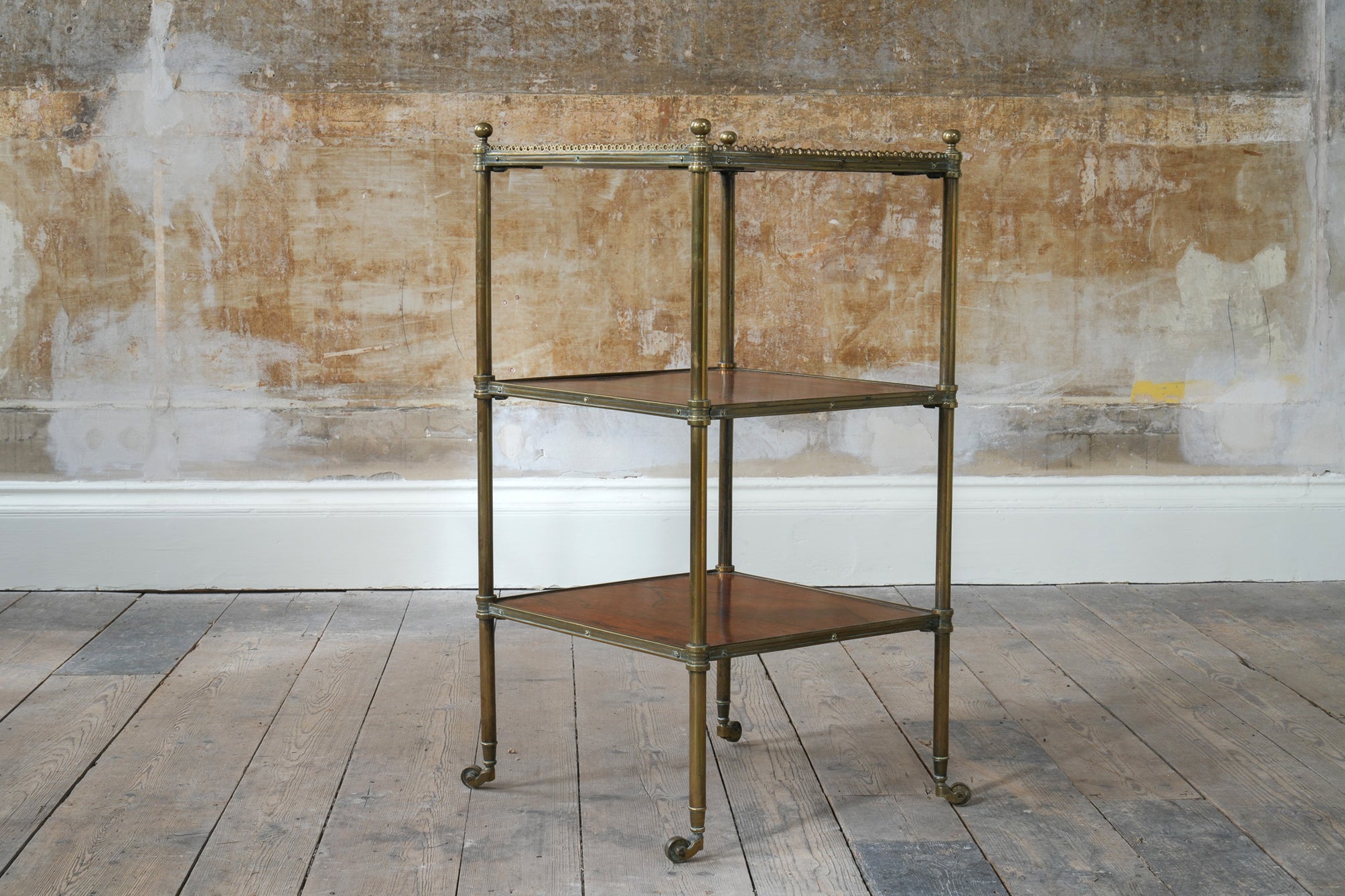 A 19th Century Walnut Etagere