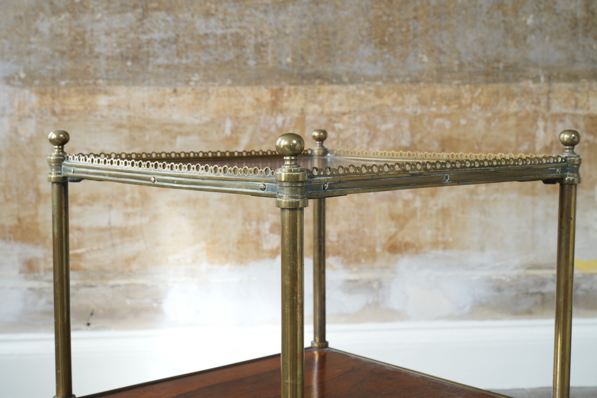 A 19th Century Walnut Etagere