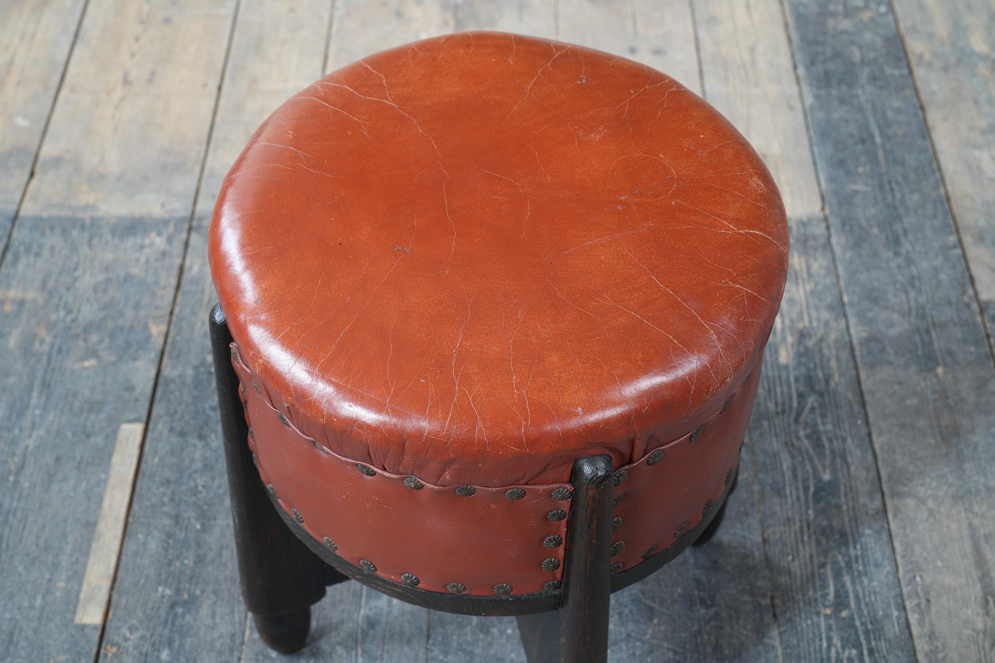 Amsterdam School Stool by Piet Kramer