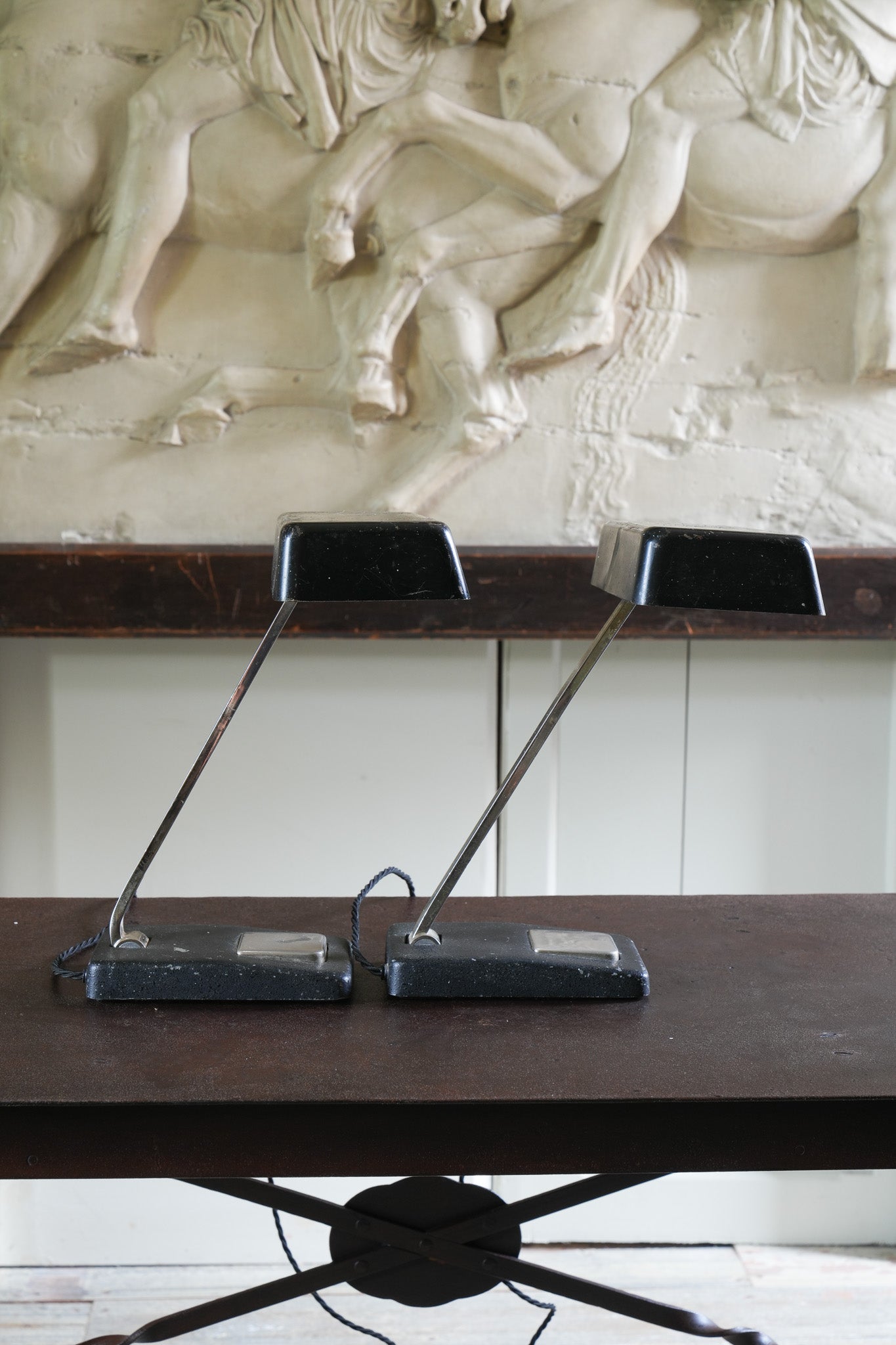 A Pair of Hillebrand Desk Lamps