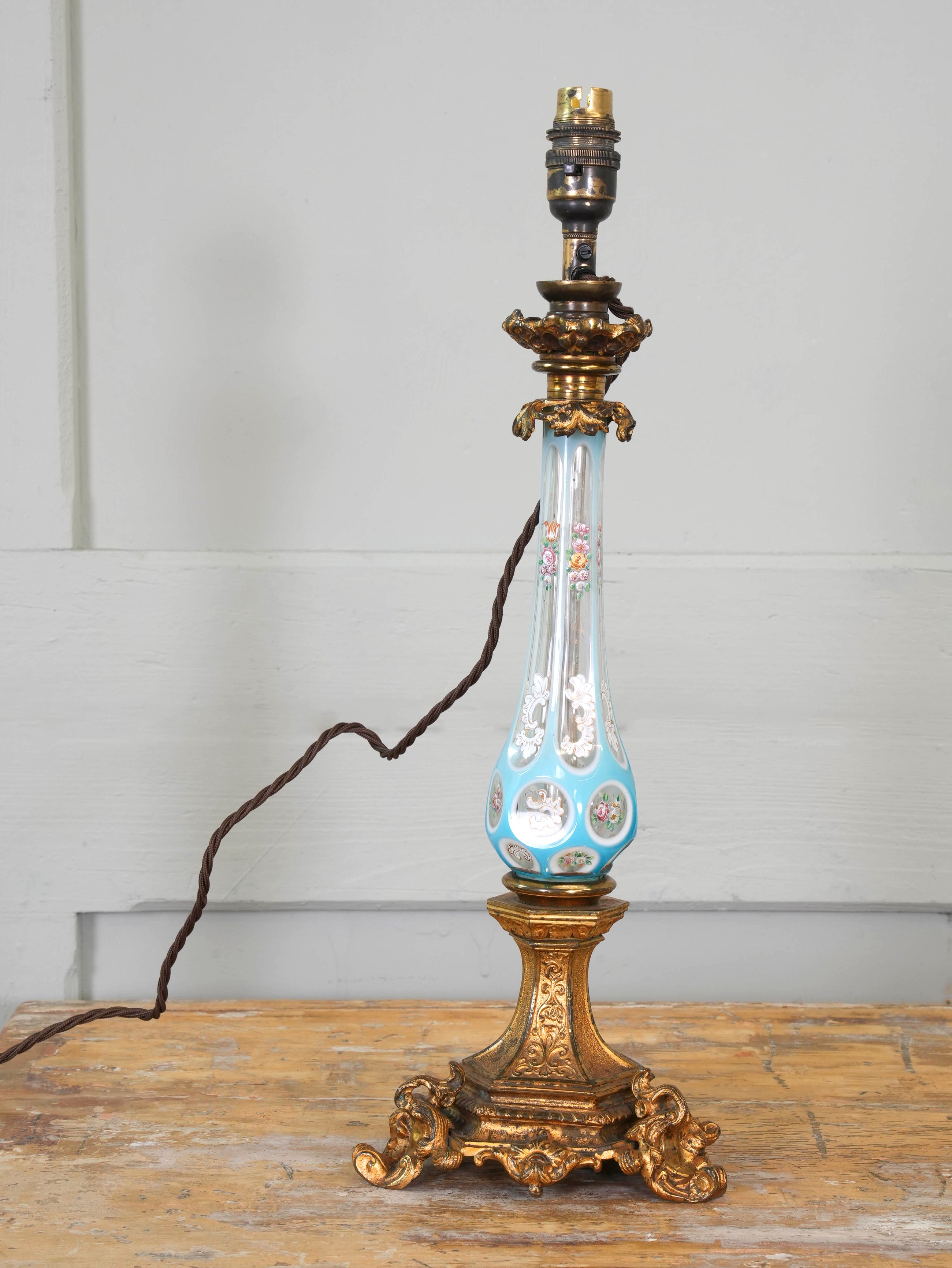 A Diminutive William IV Table Lamp