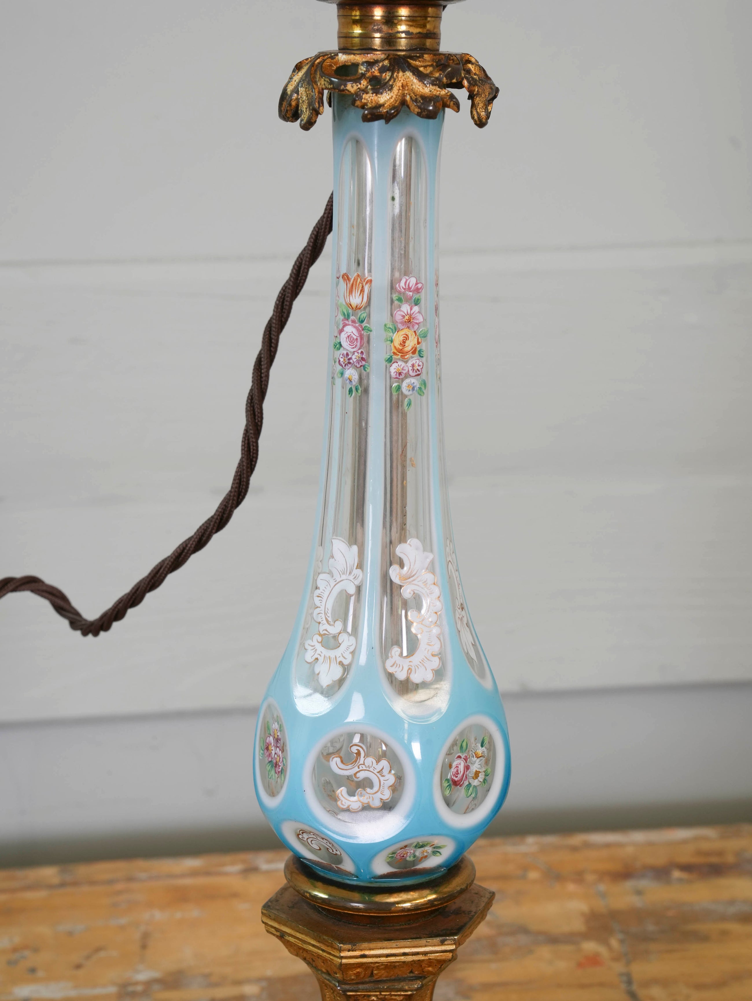 A Diminutive William IV Table Lamp