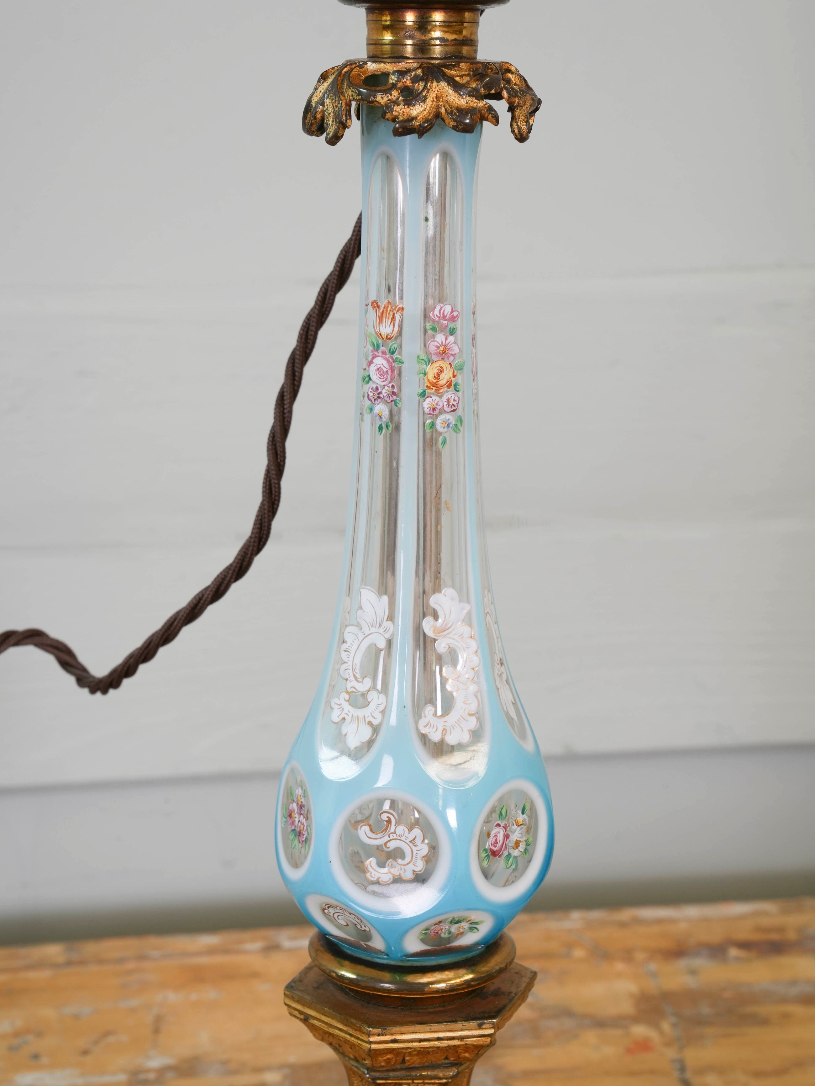 A Diminutive William IV Table Lamp