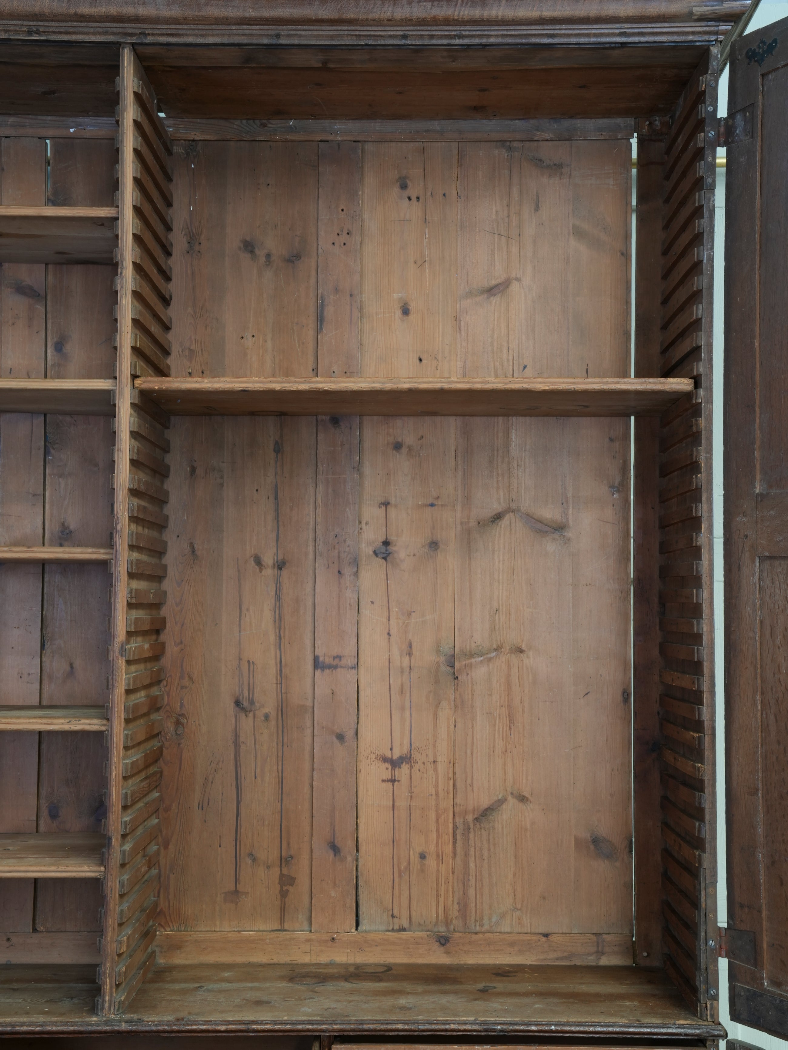 A George II Oak Housekeepers Cupboard