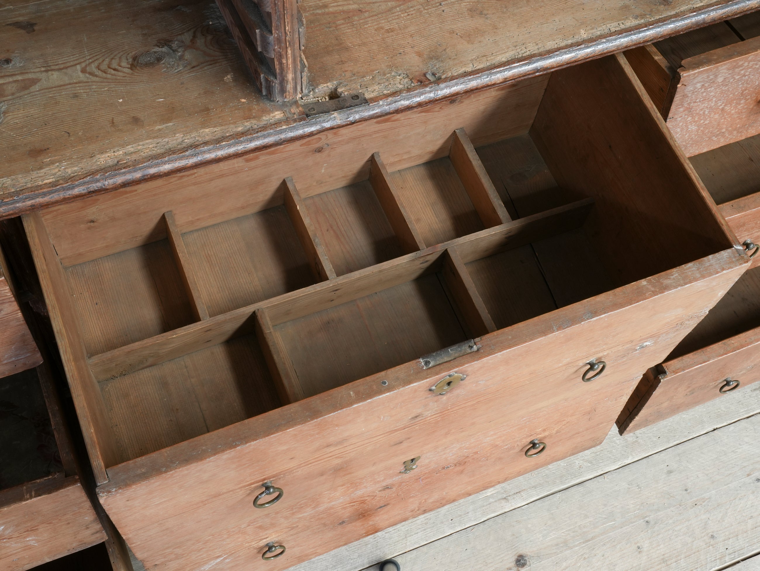 A George II Oak Housekeepers Cupboard