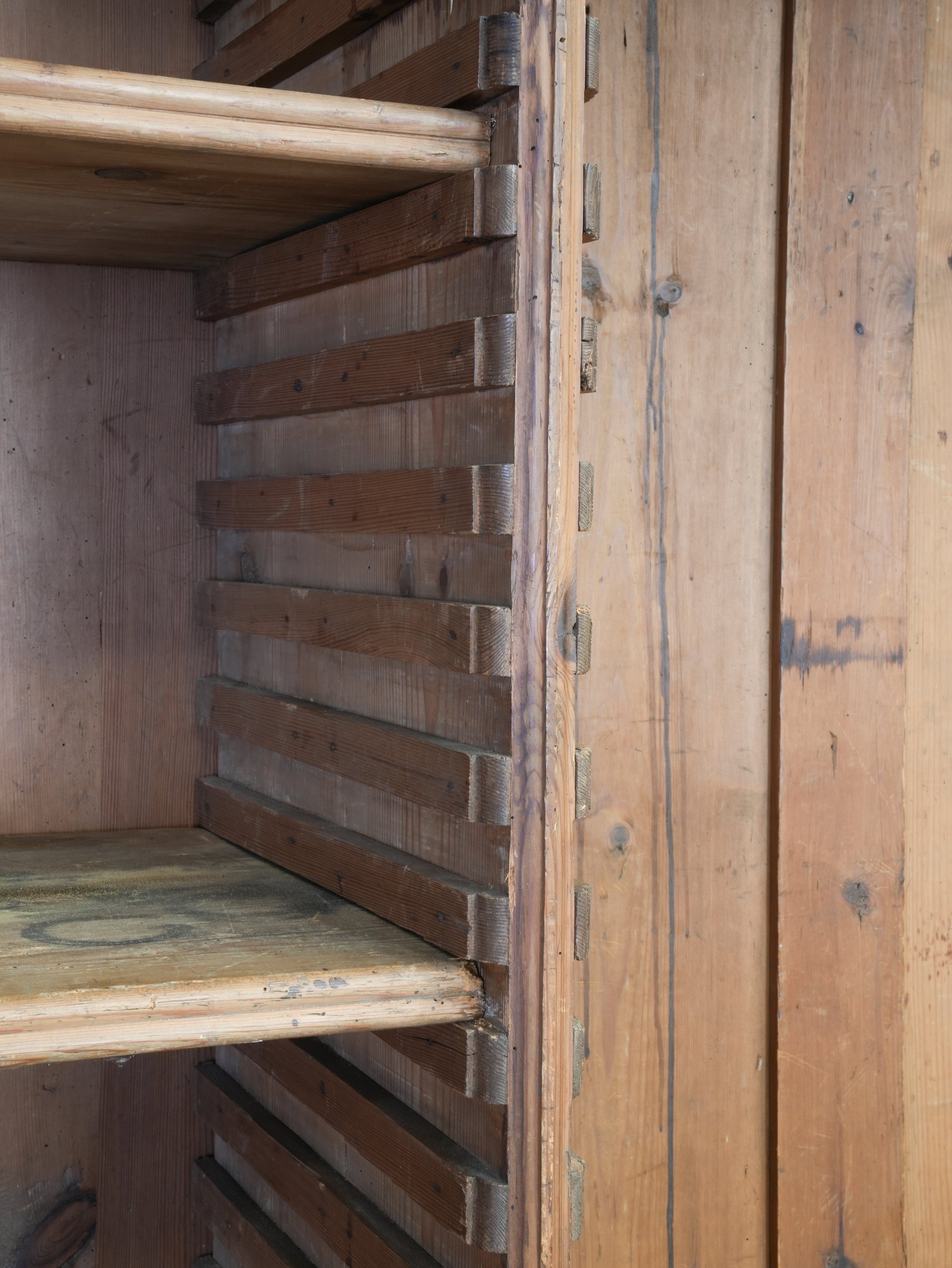 A George II Oak Housekeepers Cupboard