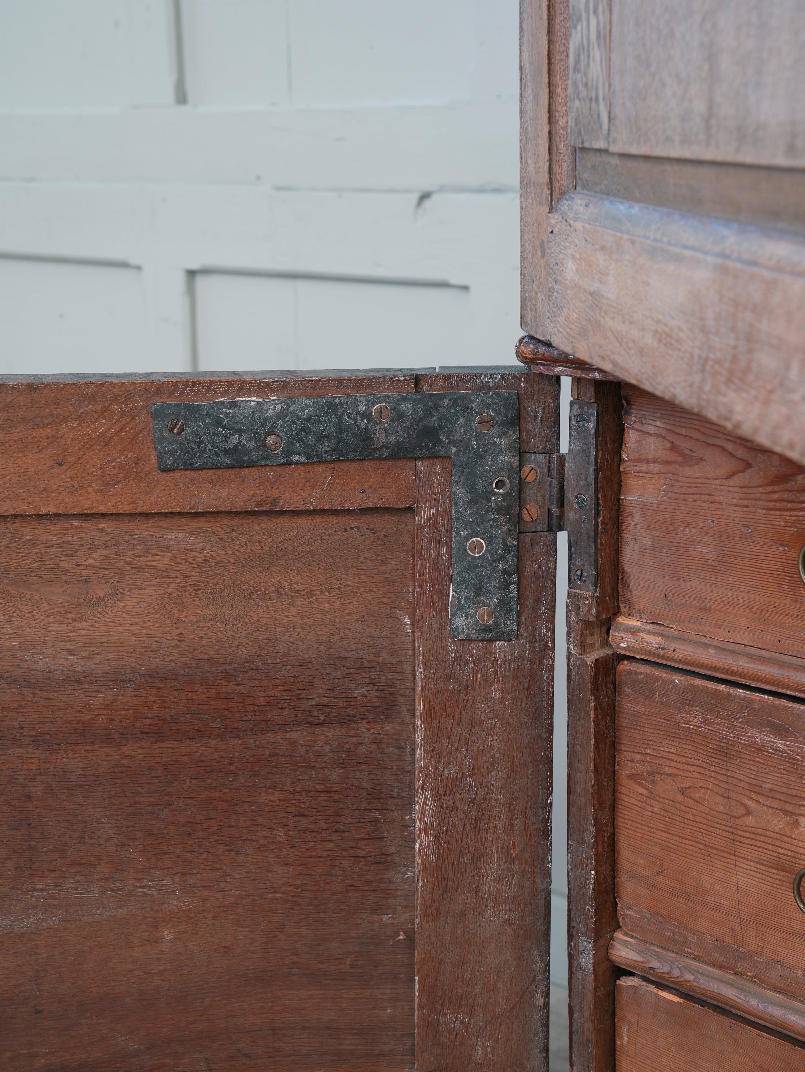 A George II Oak Housekeepers Cupboard