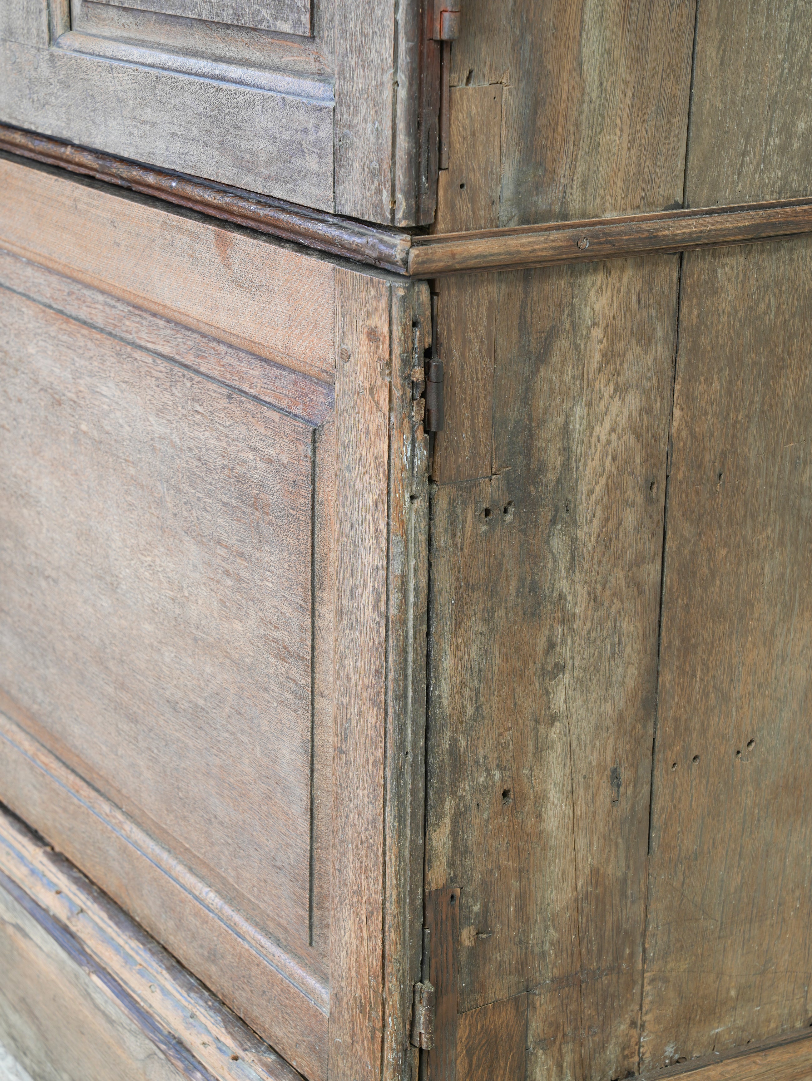 A George II Oak Housekeepers Cupboard