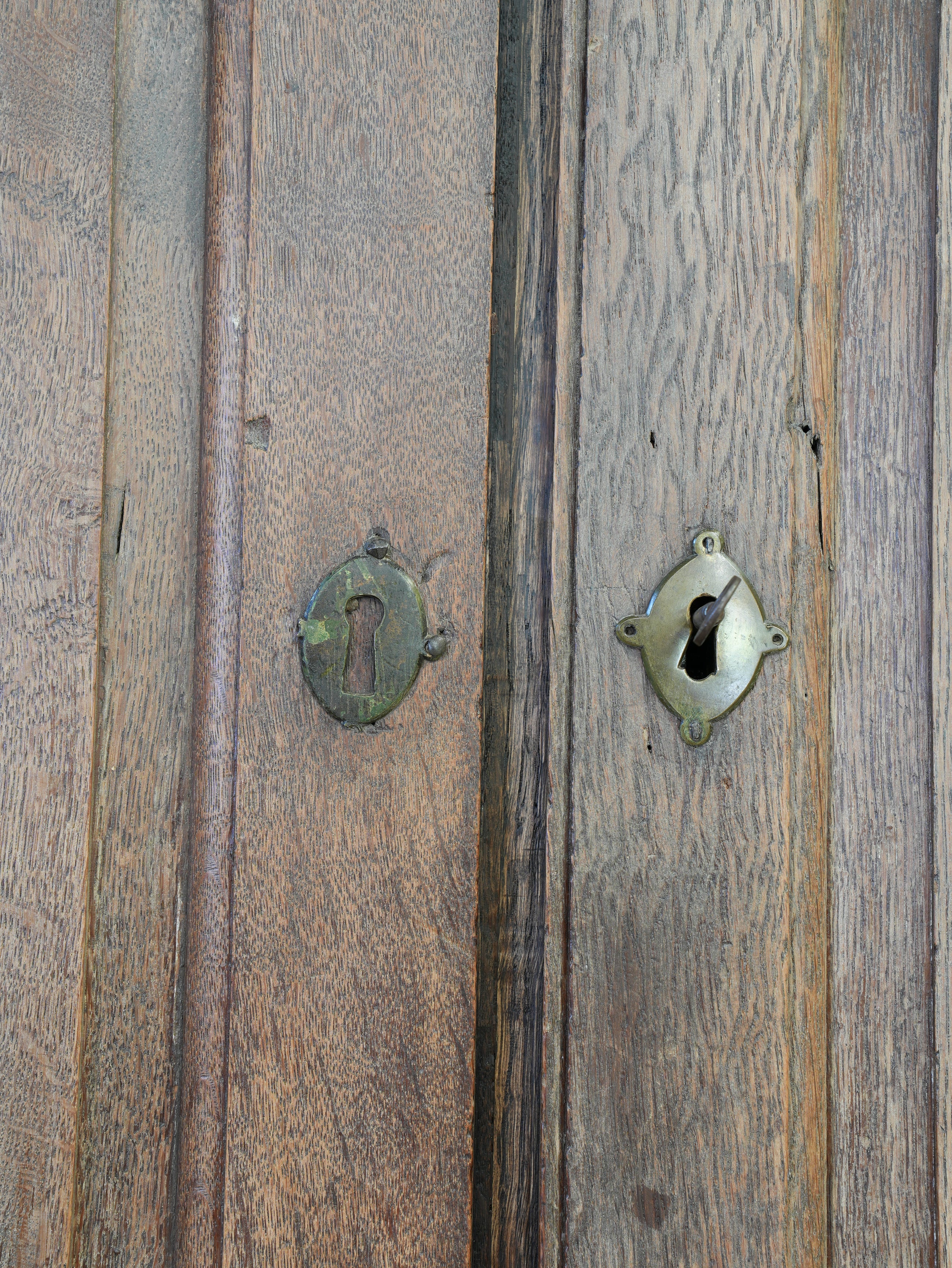 A George II Oak Housekeepers Cupboard
