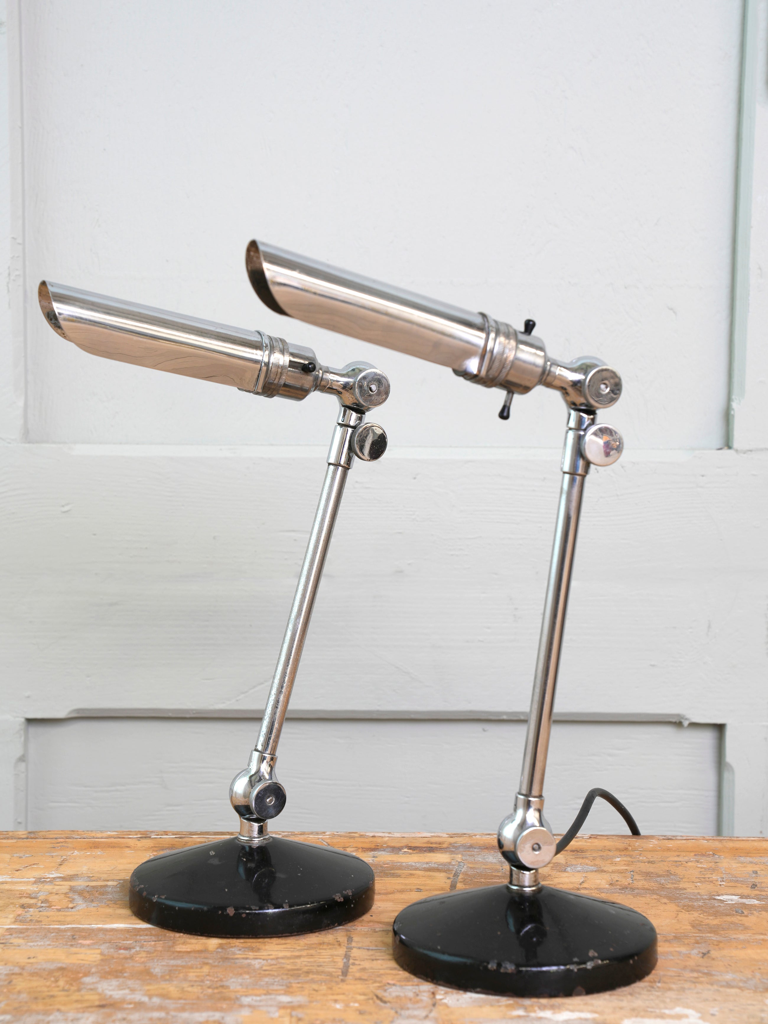 A Pair of Mek-ELek Desk Lamps