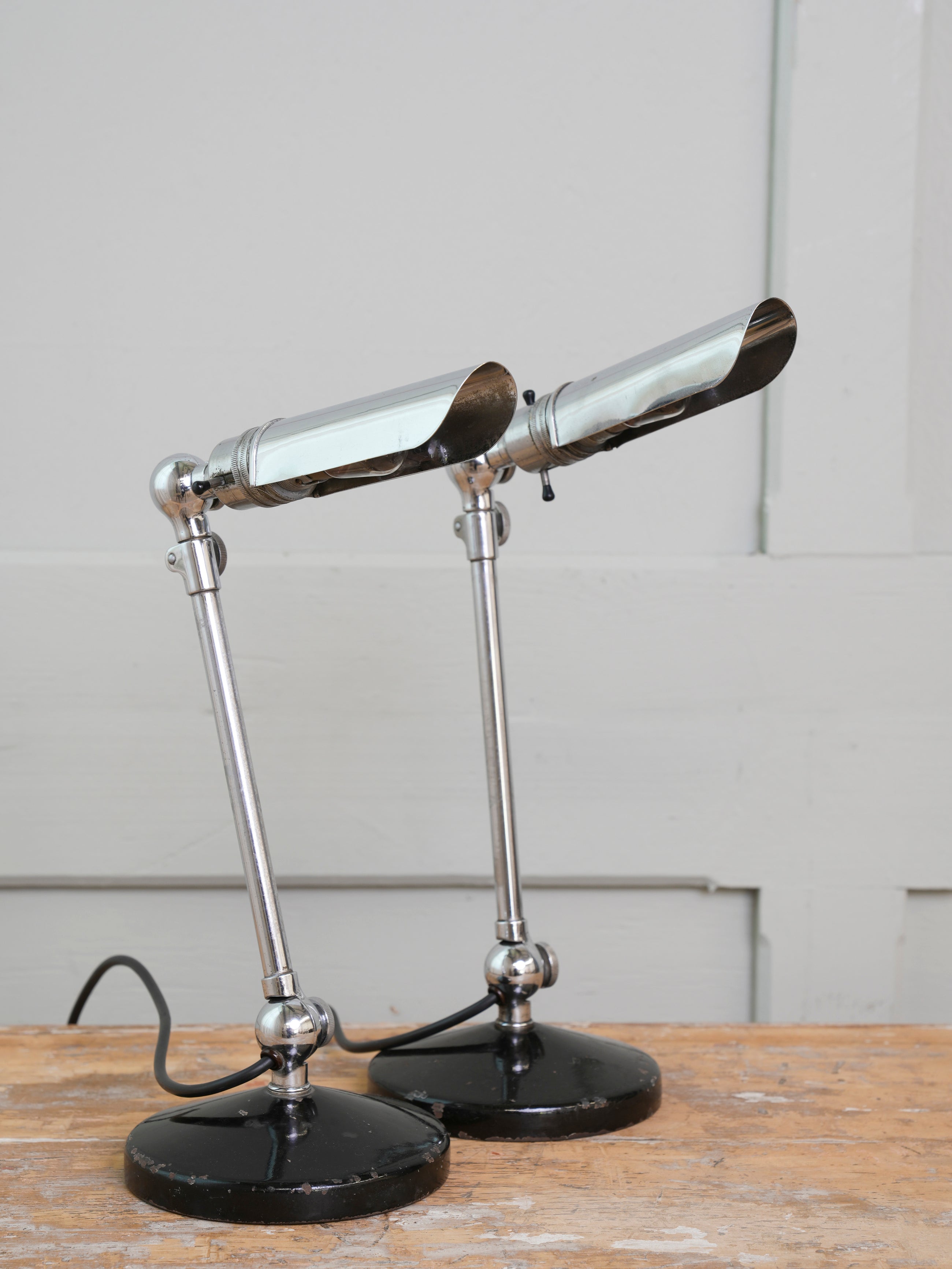 A Pair of Mek-ELek Desk Lamps