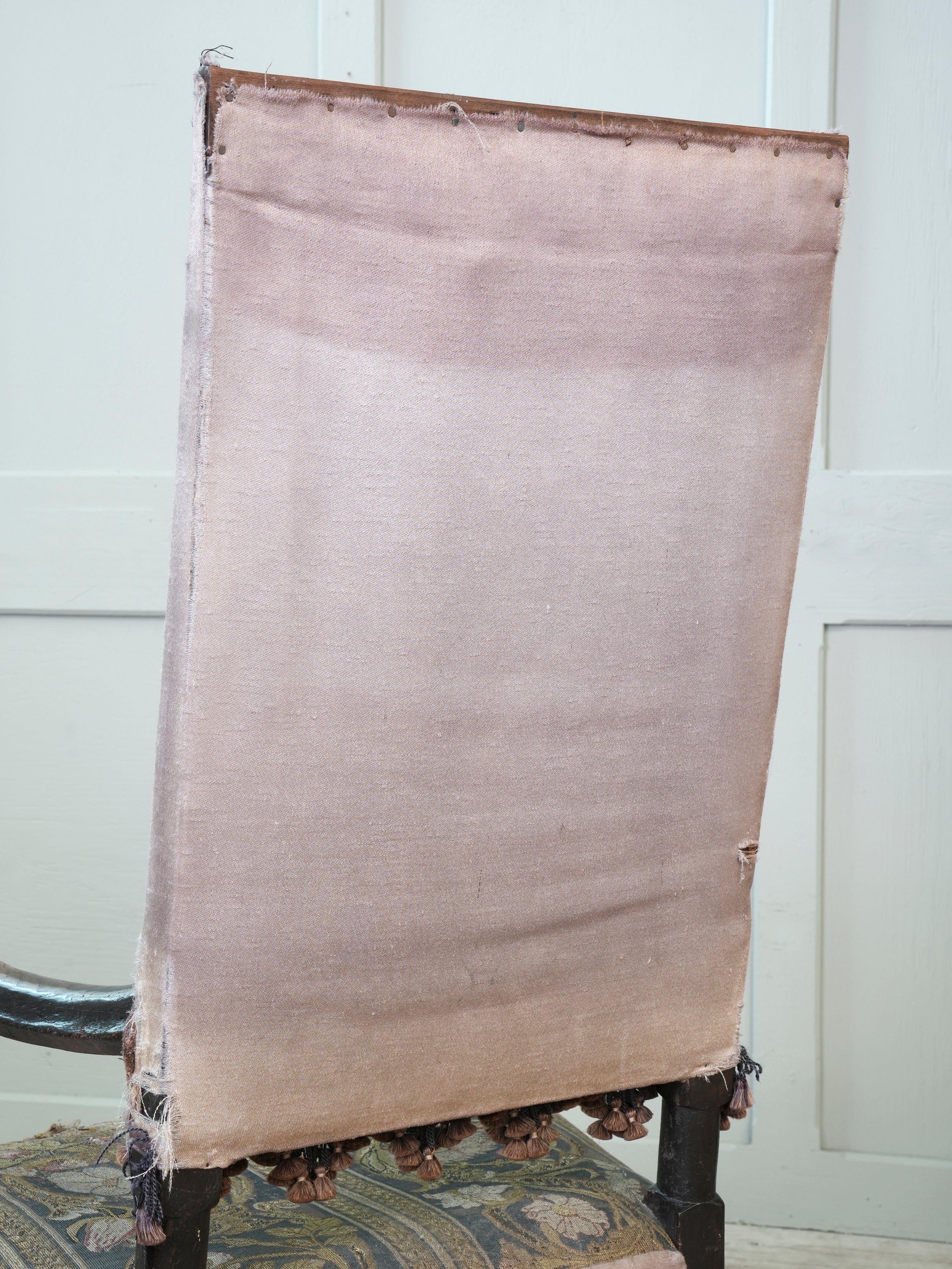 A Charles II Walnut Armchair