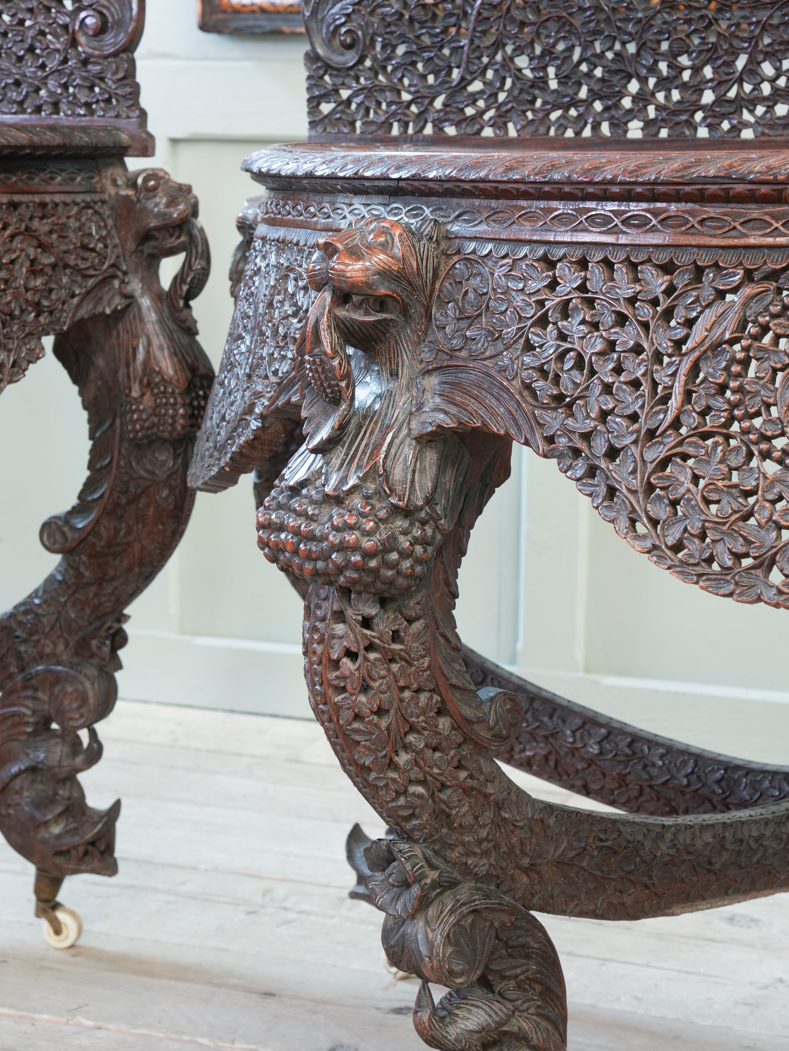 A Pair of 19th Century Anglo Indian Console Tables