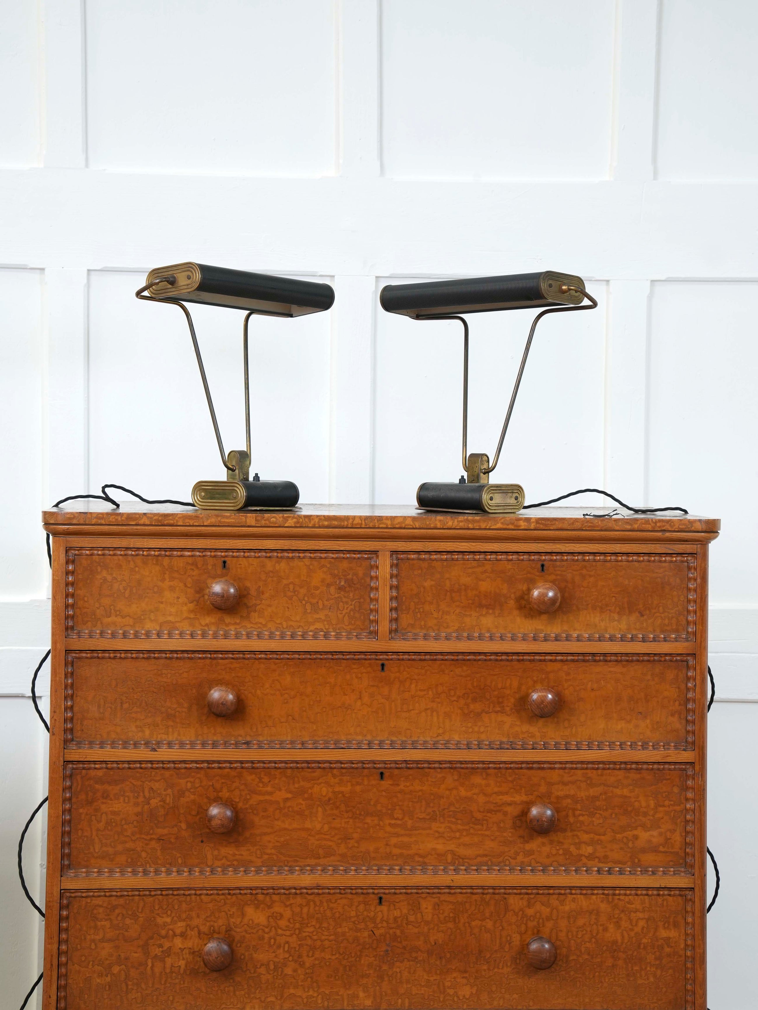 A Pair of No. 71 Eileen Gray Desk Lamps
