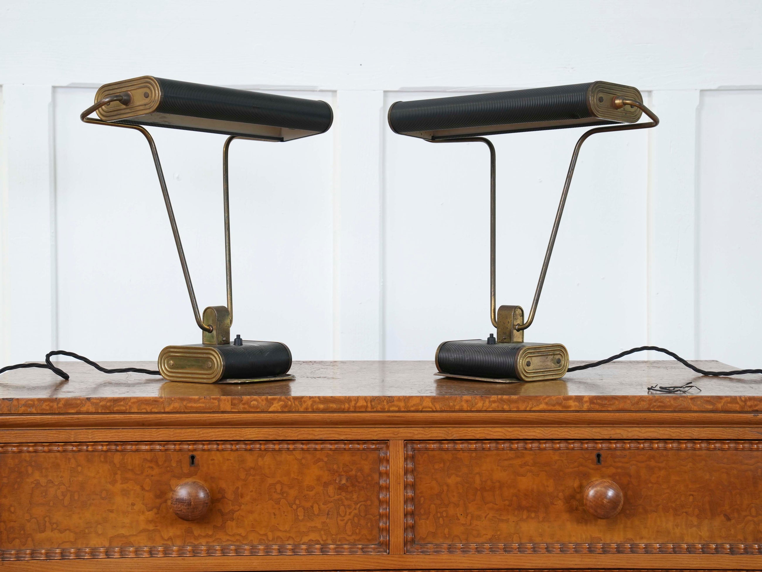 A Pair of No. 71 Eileen Gray Desk Lamps