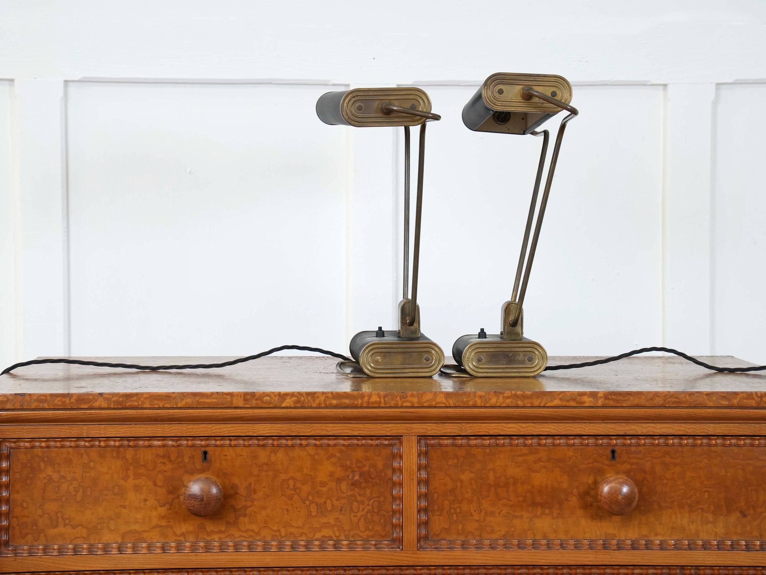 A Pair of No. 71 Eileen Gray Desk Lamps