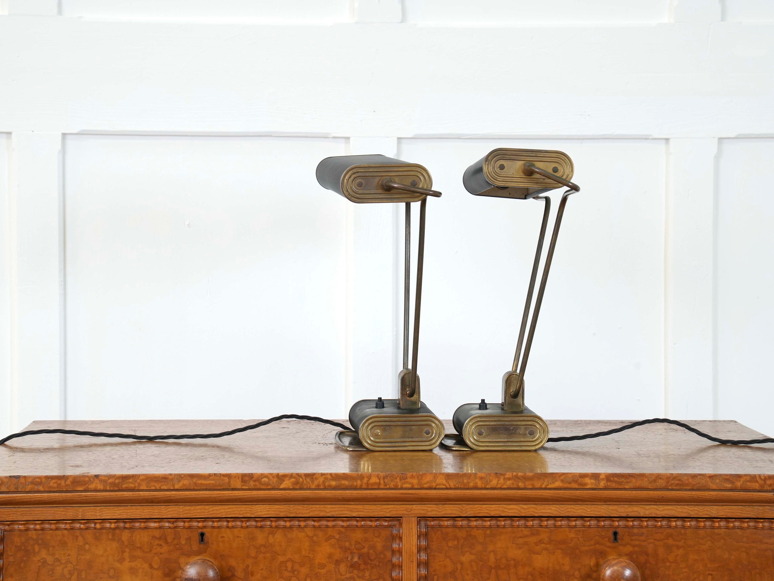 A Pair of No. 71 Eileen Gray Desk Lamps