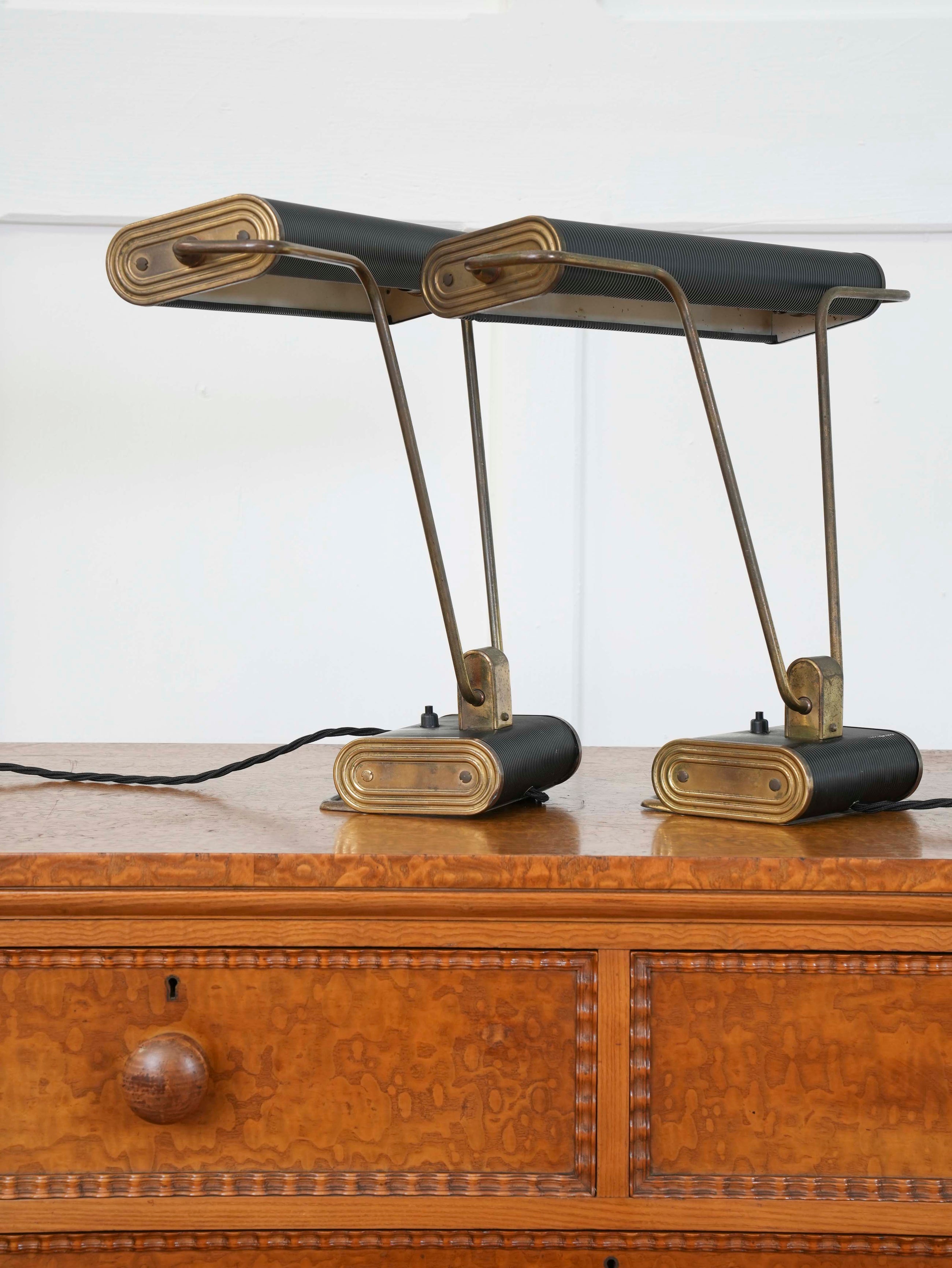 A Pair of No. 71 Eileen Gray Desk Lamps