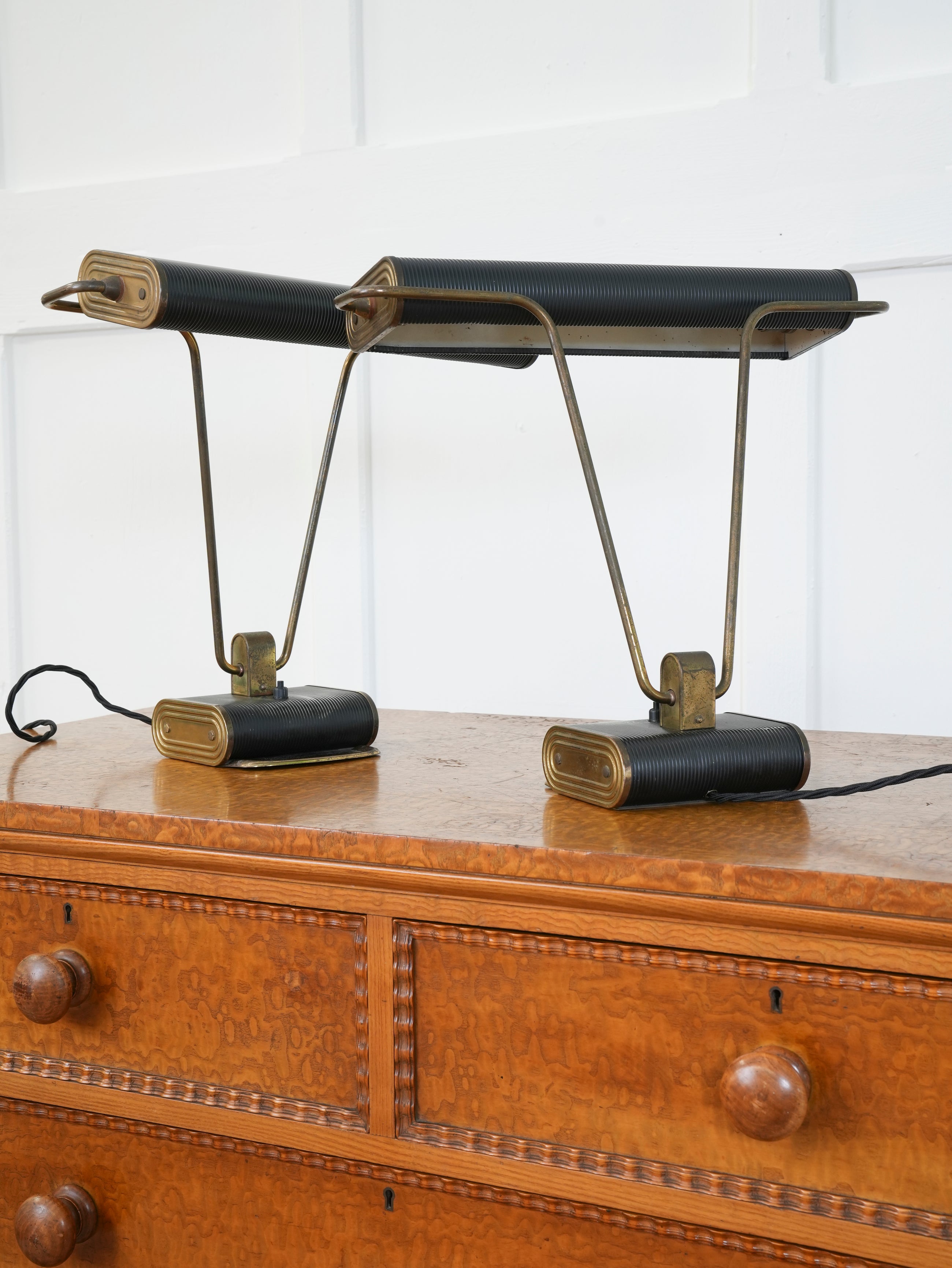 A Pair of No. 71 Eileen Gray Desk Lamps