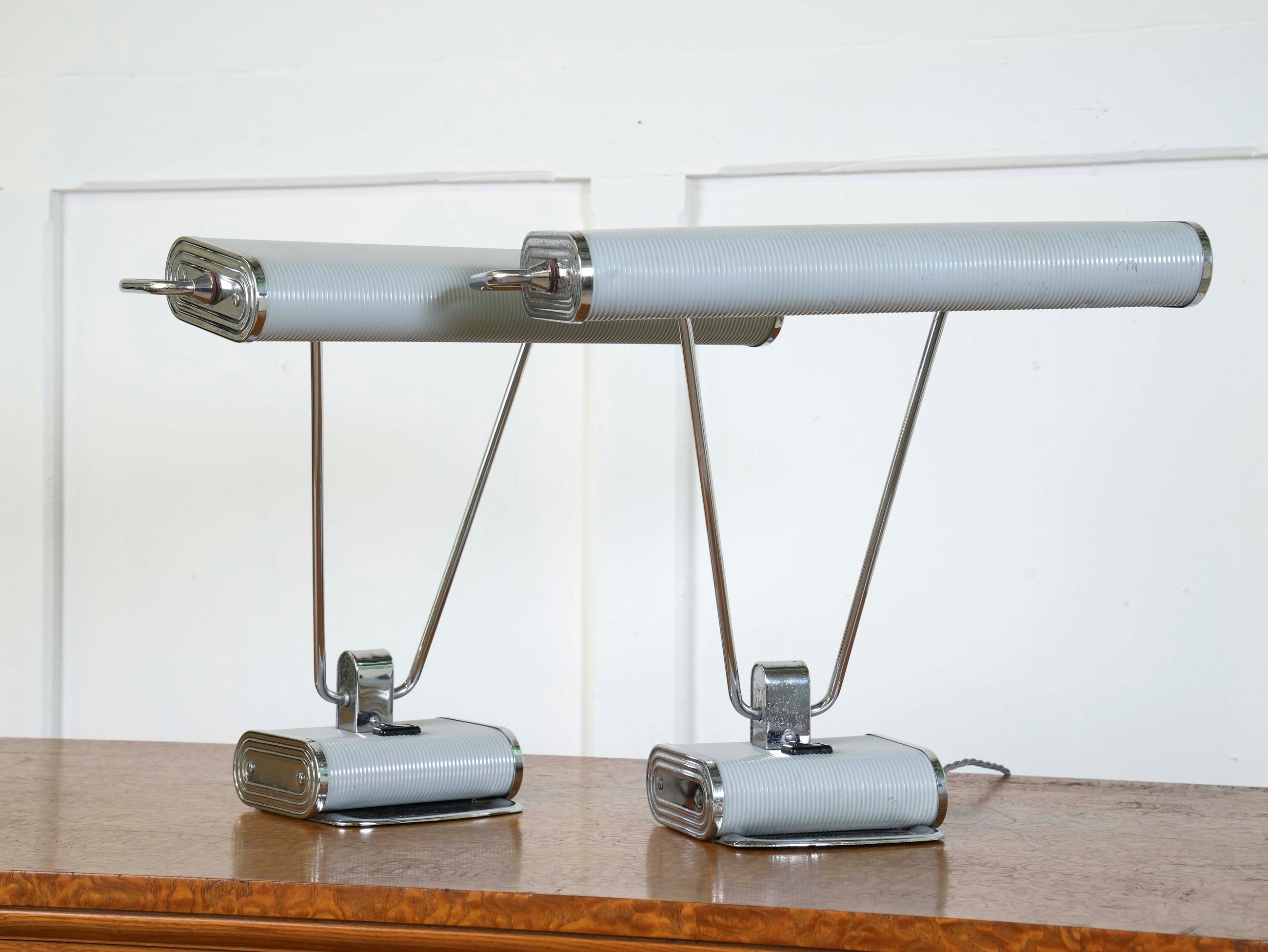 A Pair of Eileen Gray Desk Lamps