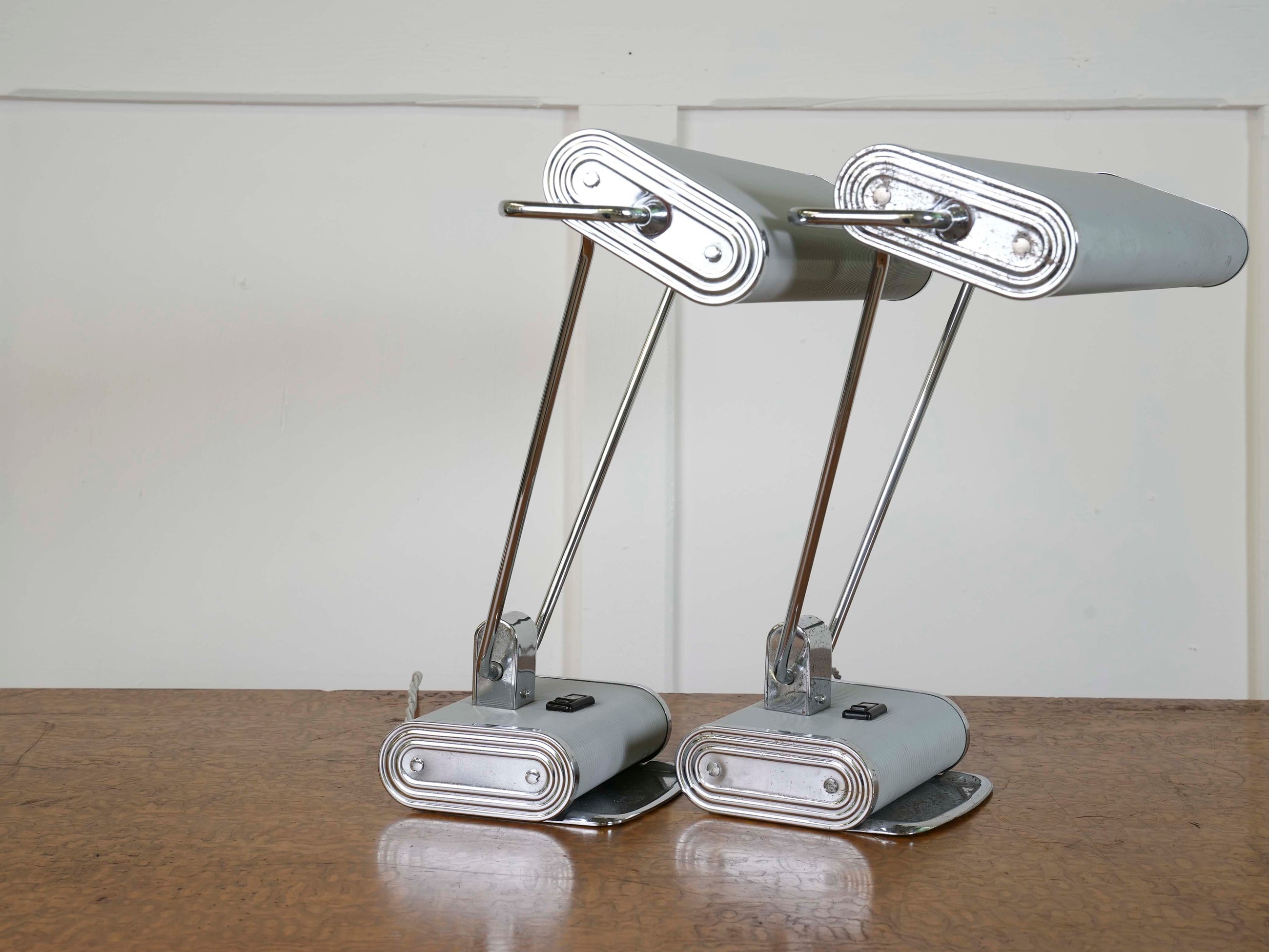 A Pair of Eileen Gray Desk Lamps