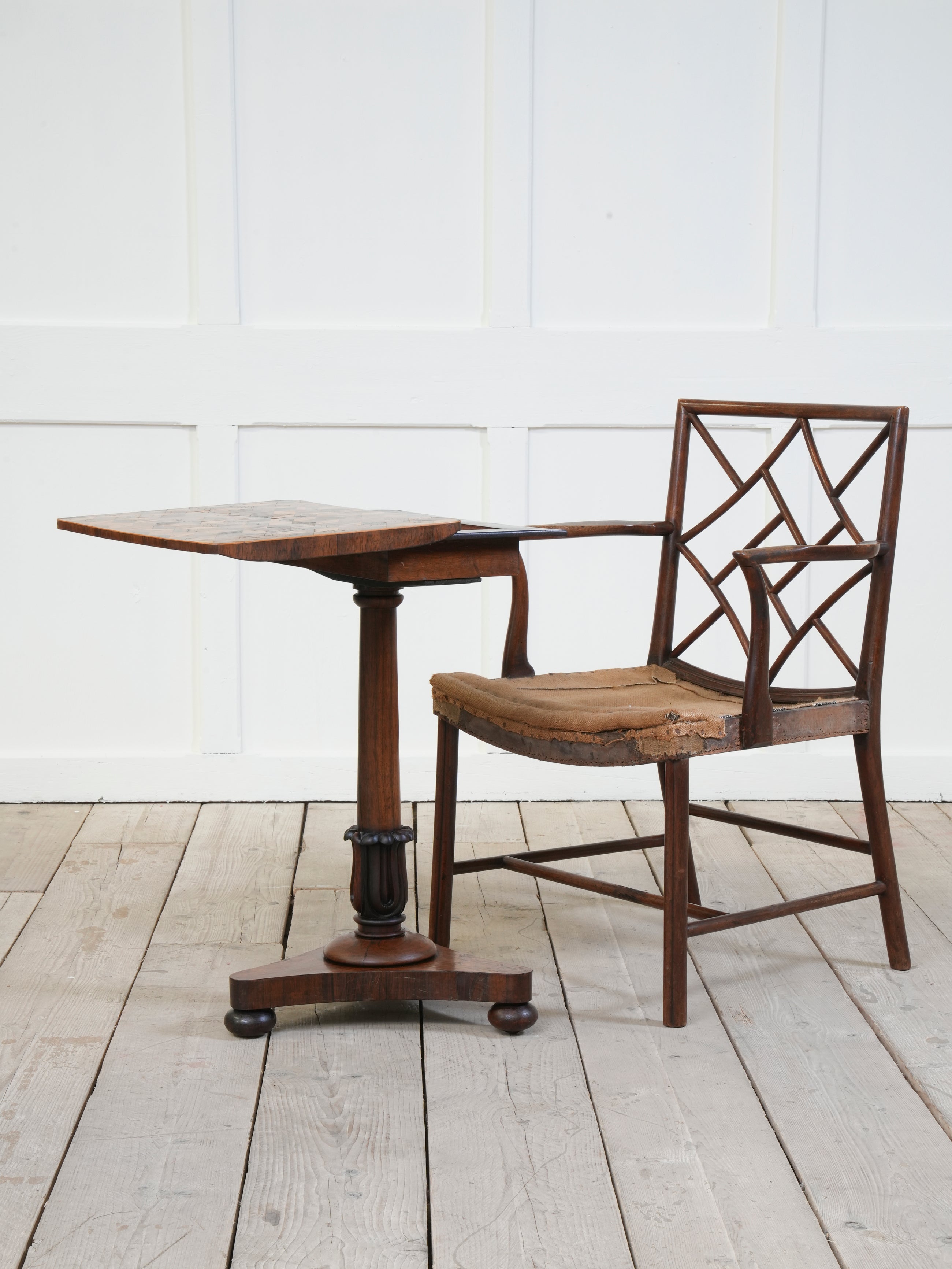 A William IV Specimen Wood Jardiniere Table by Turnbull