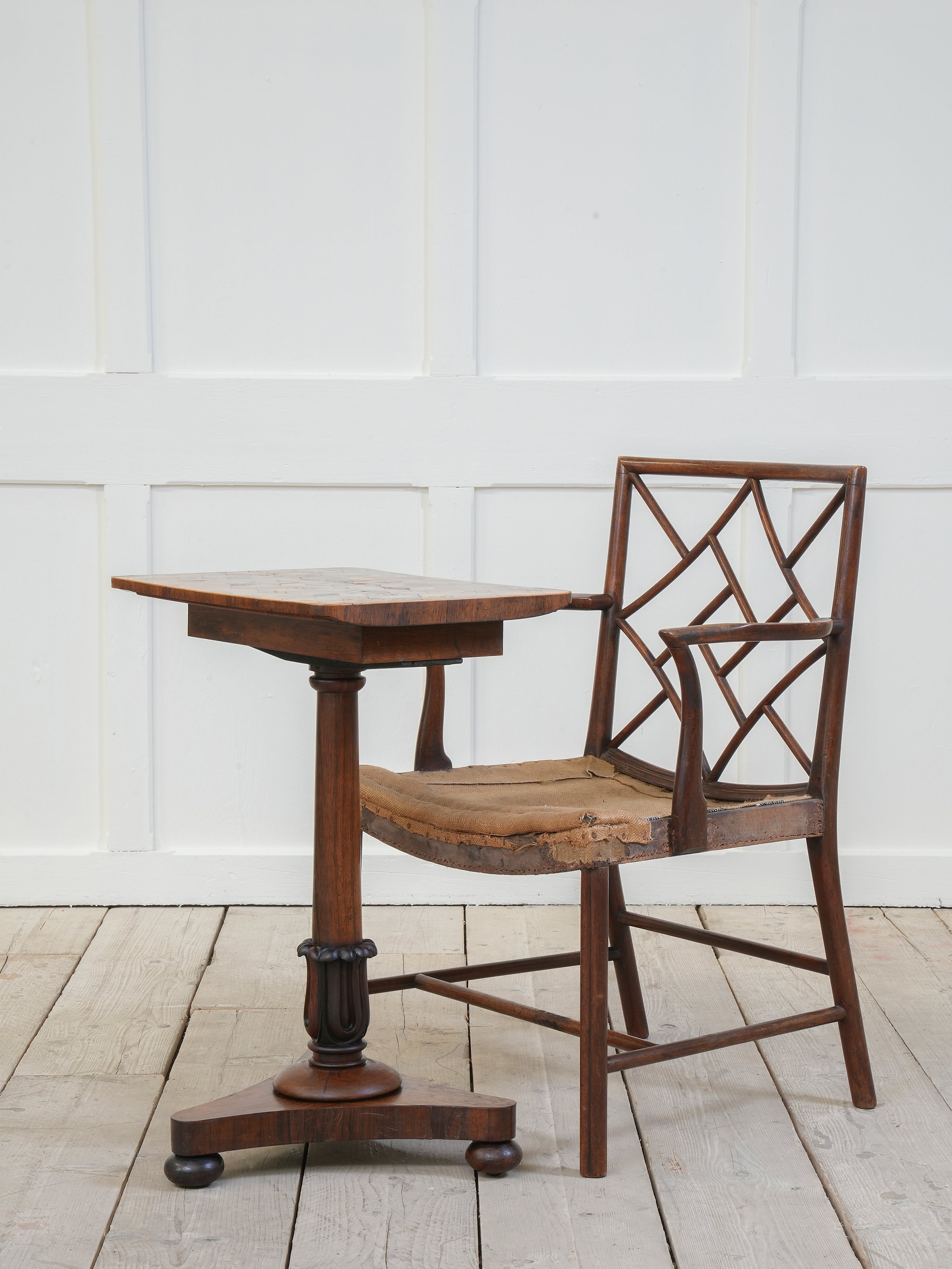 A William IV Specimen Wood Jardiniere Table by Turnbull