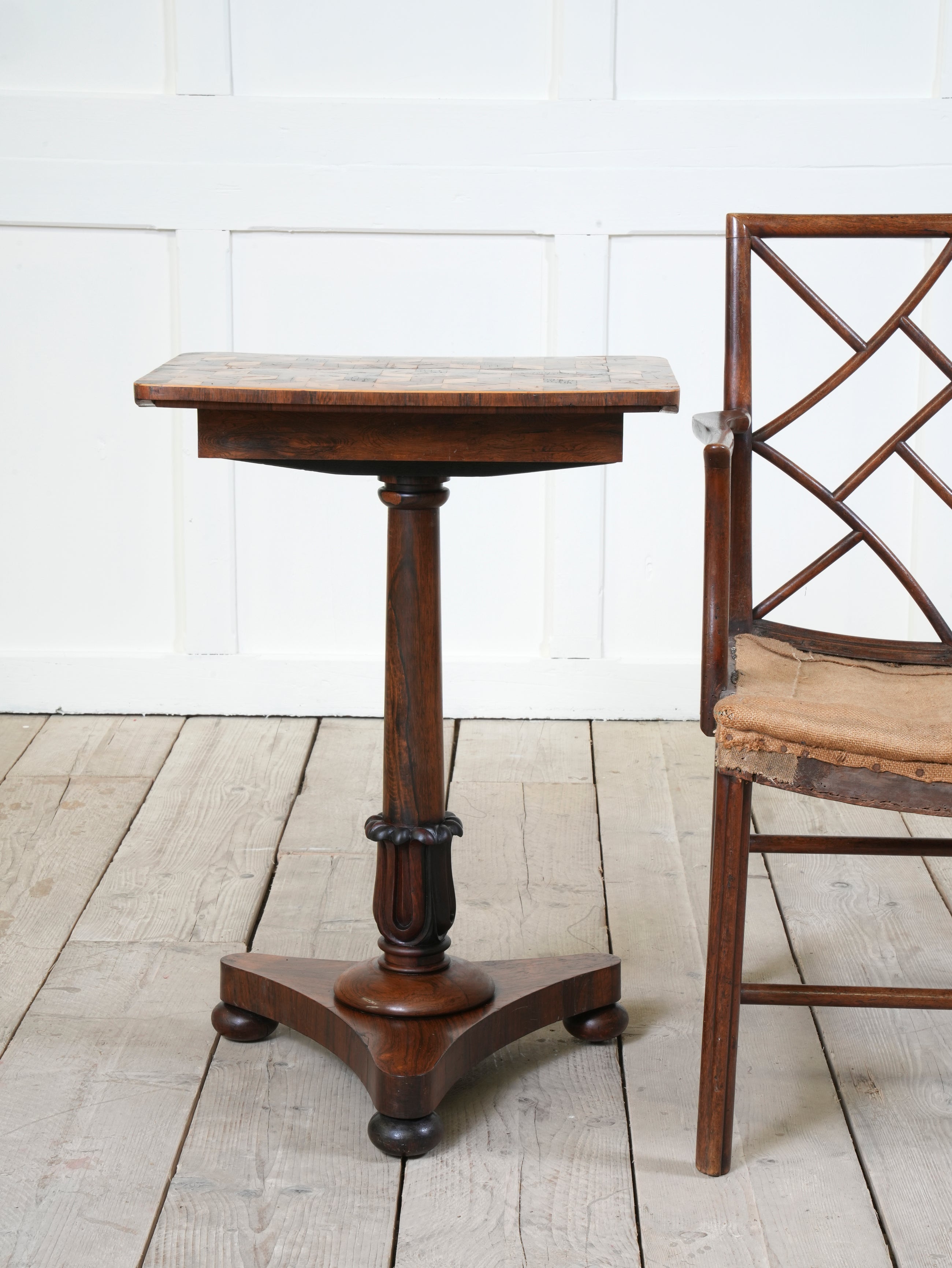 A William IV Specimen Wood Jardiniere Table by Turnbull