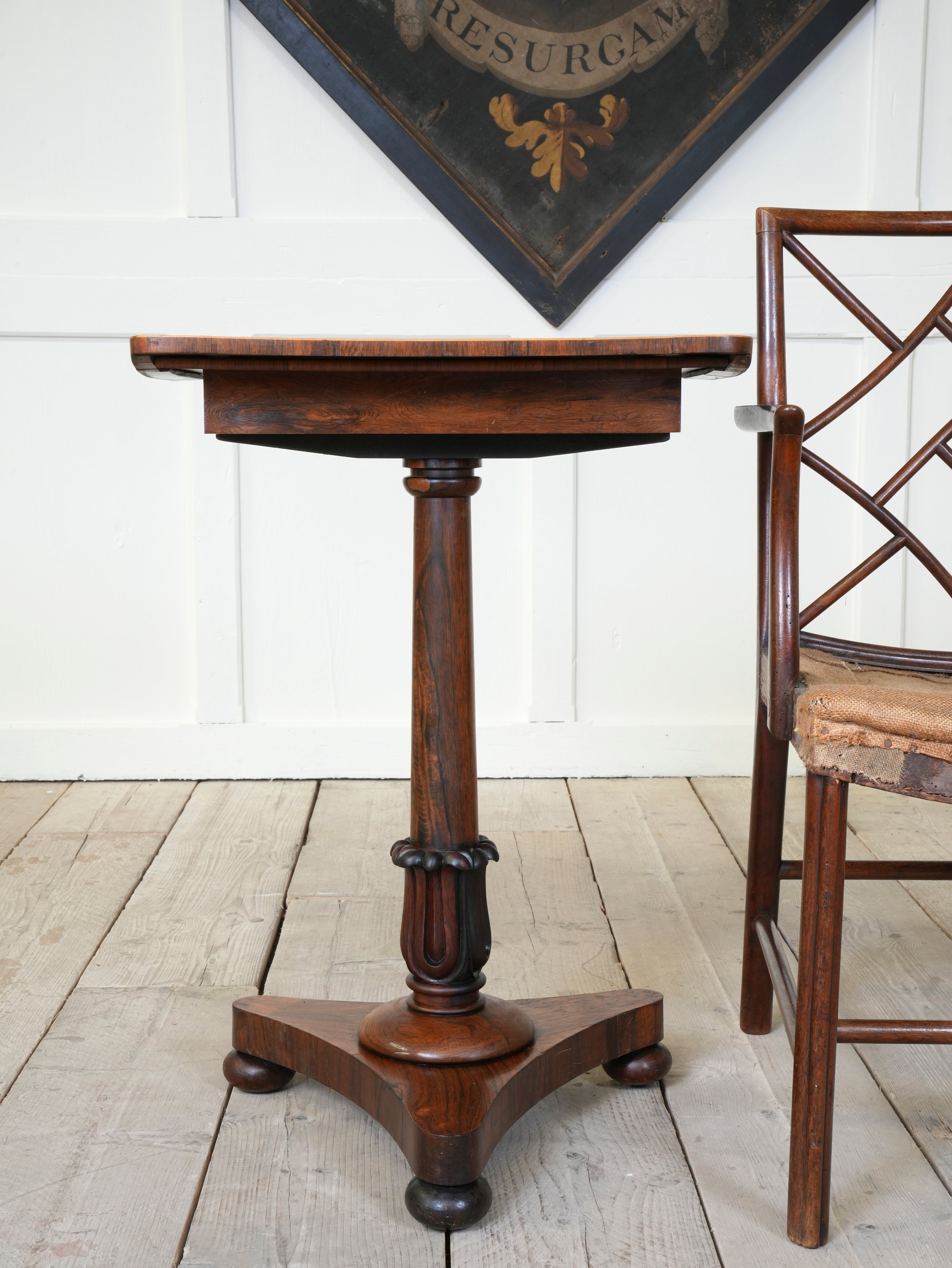 A William IV Specimen Wood Jardiniere Table by Turnbull