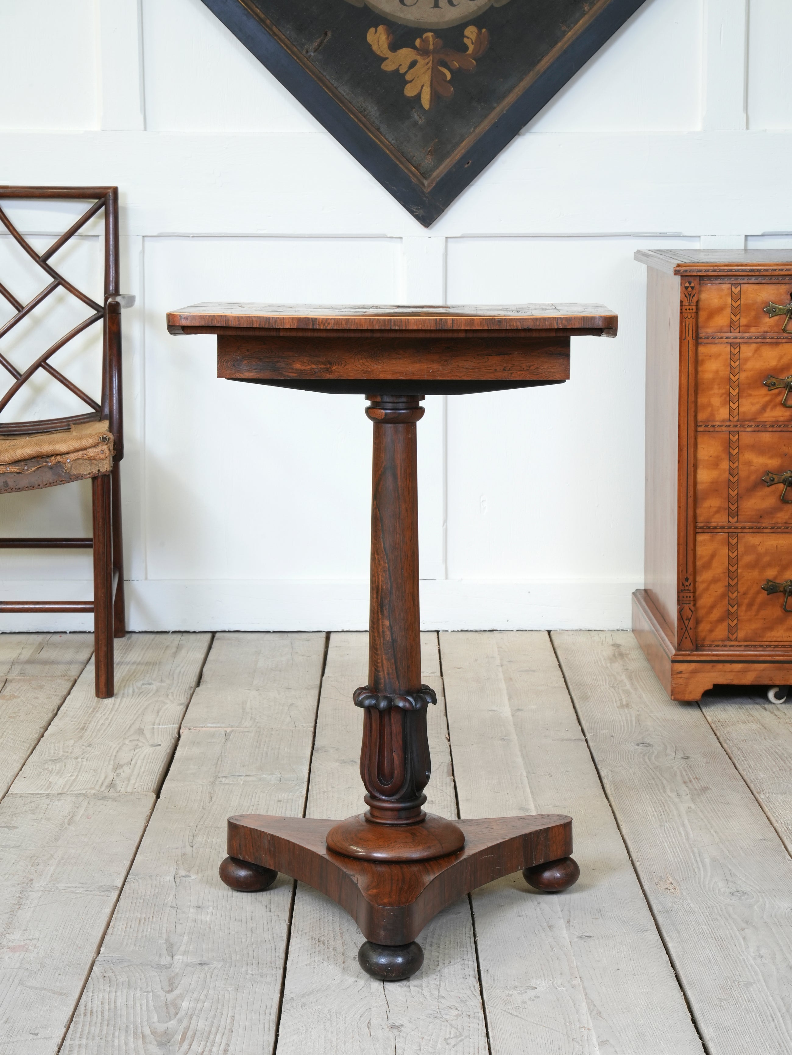 A William IV Specimen Wood Jardiniere Table by Turnbull