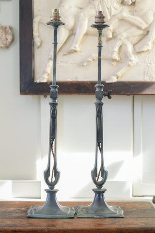 A Pair of Table Lights by F & C Osler