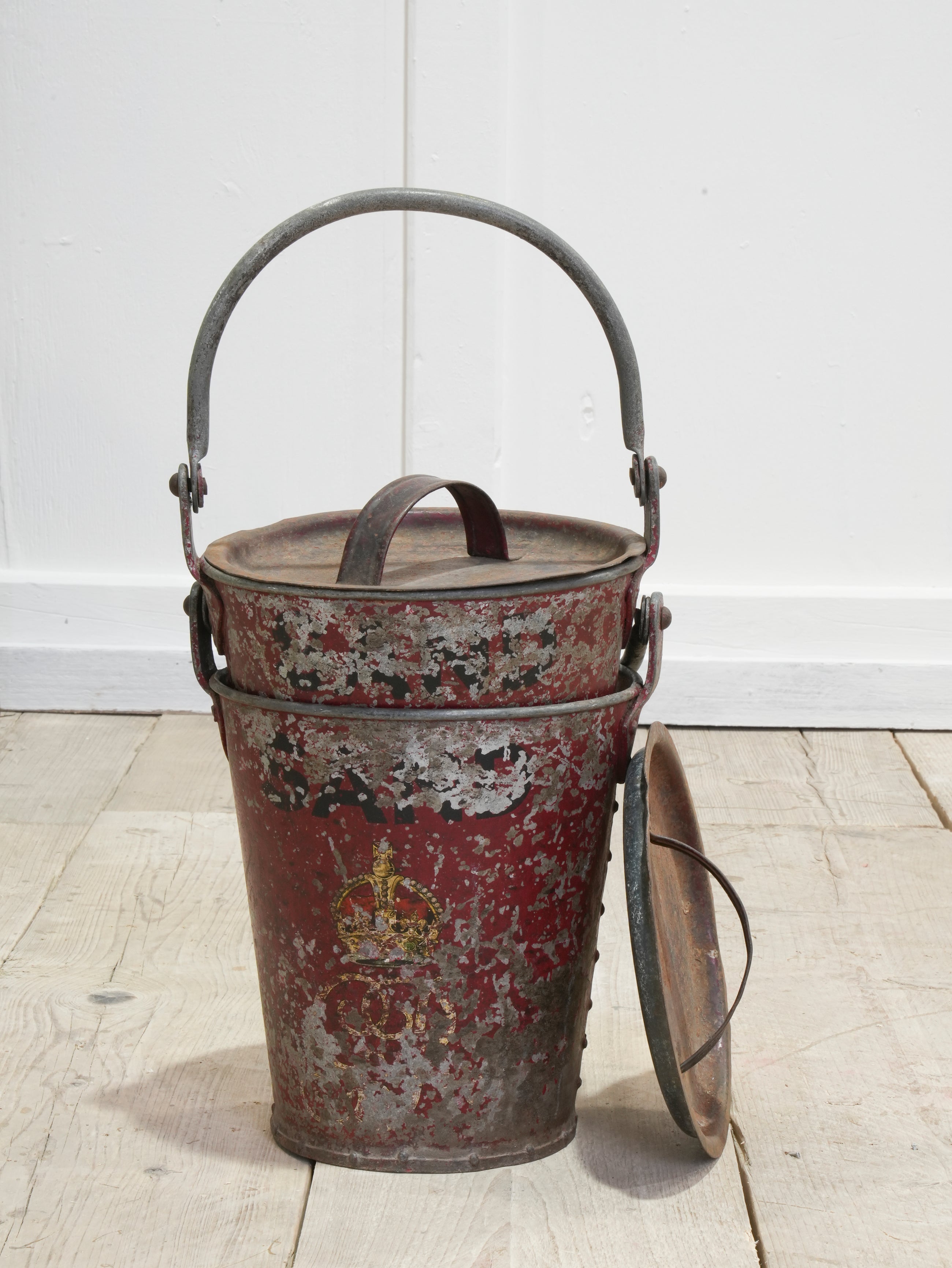 A Pair of 19th Century Sand Buckets