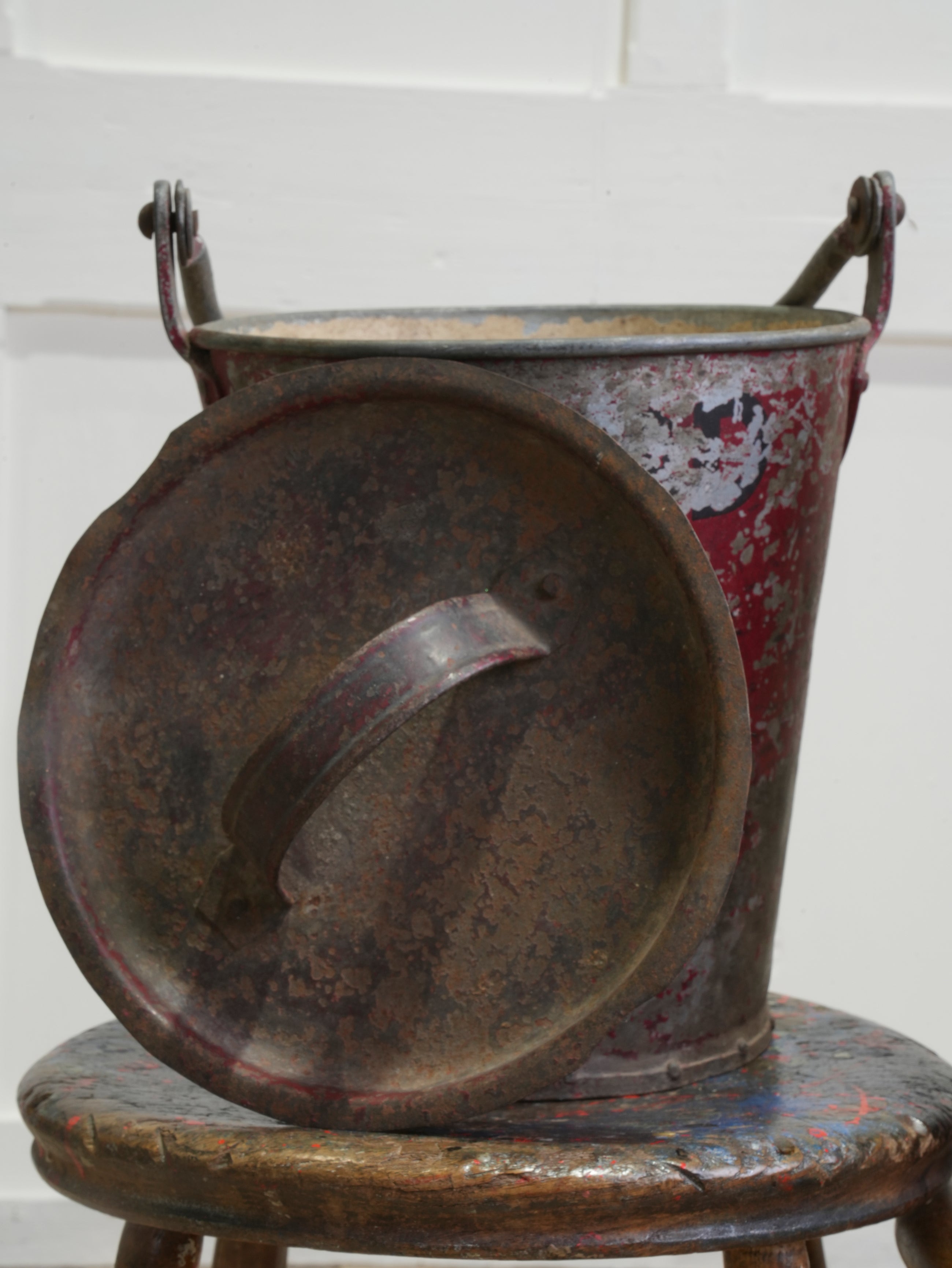 A Pair of 19th Century Sand Buckets