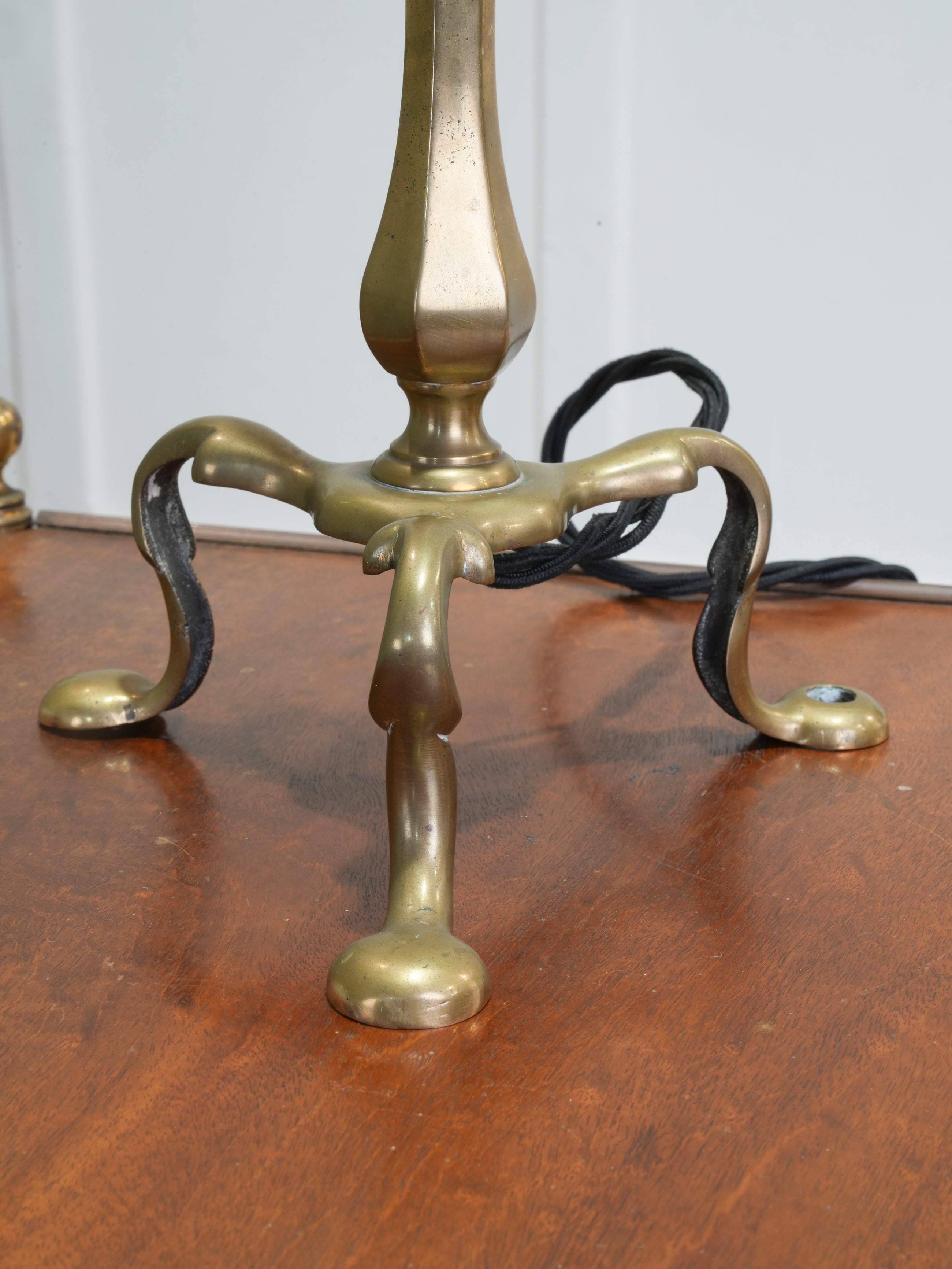 A Brass Pullman Table Light