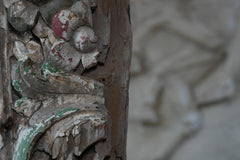 An 18th Century Carved Chestnut Fragment
