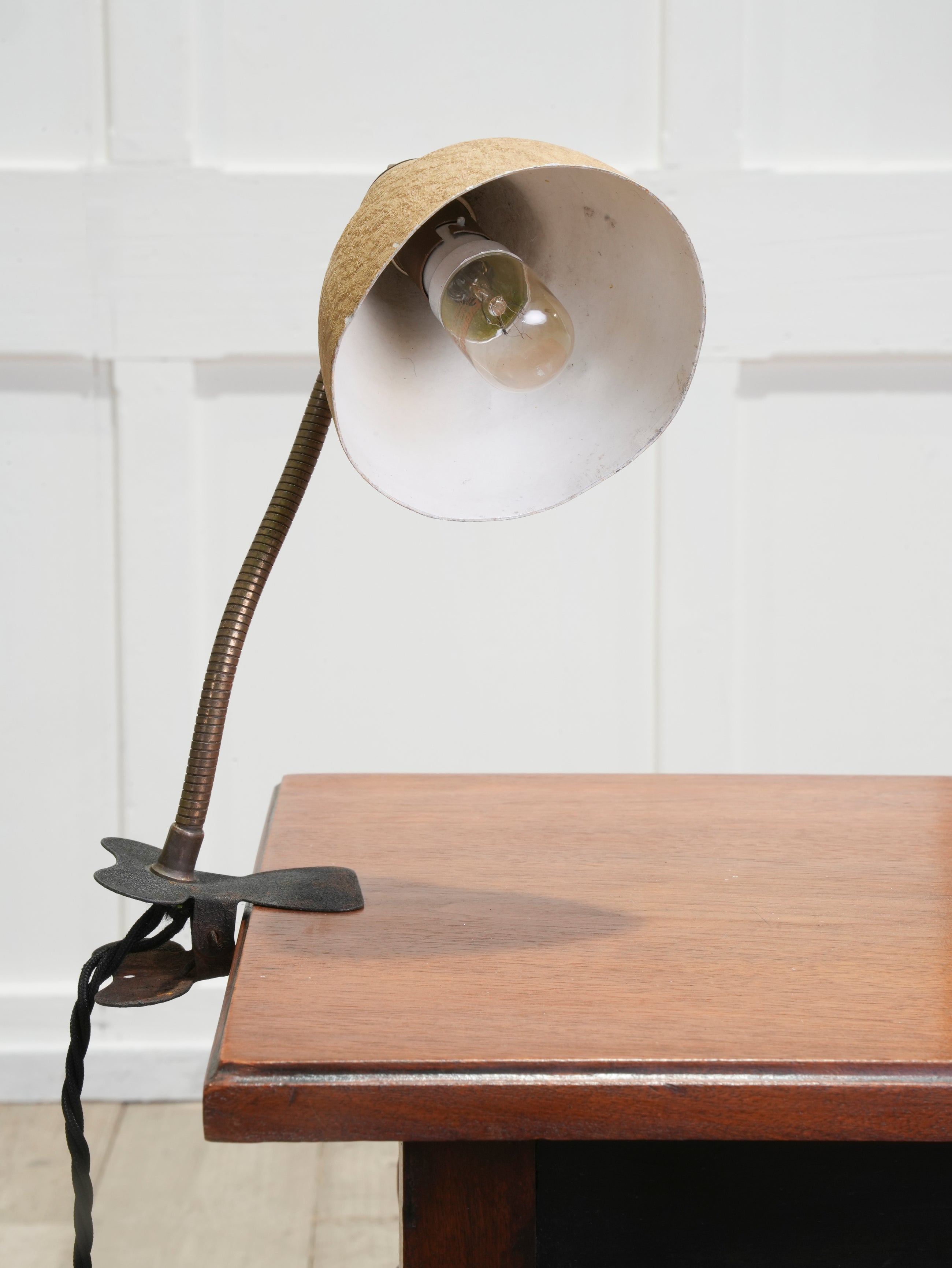 A 1950s Italian Clamp Light