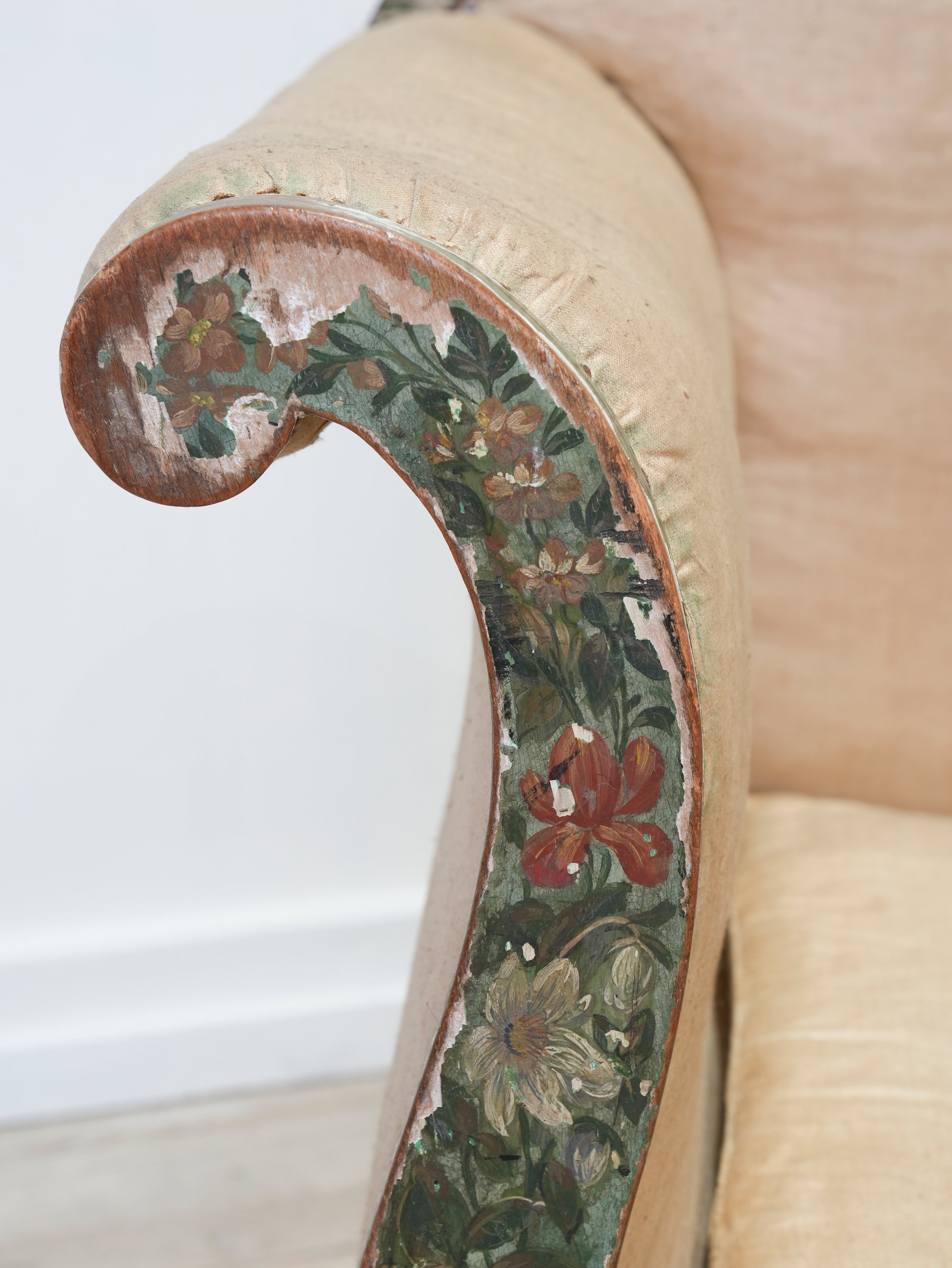 Regency Painted Chaise Longue