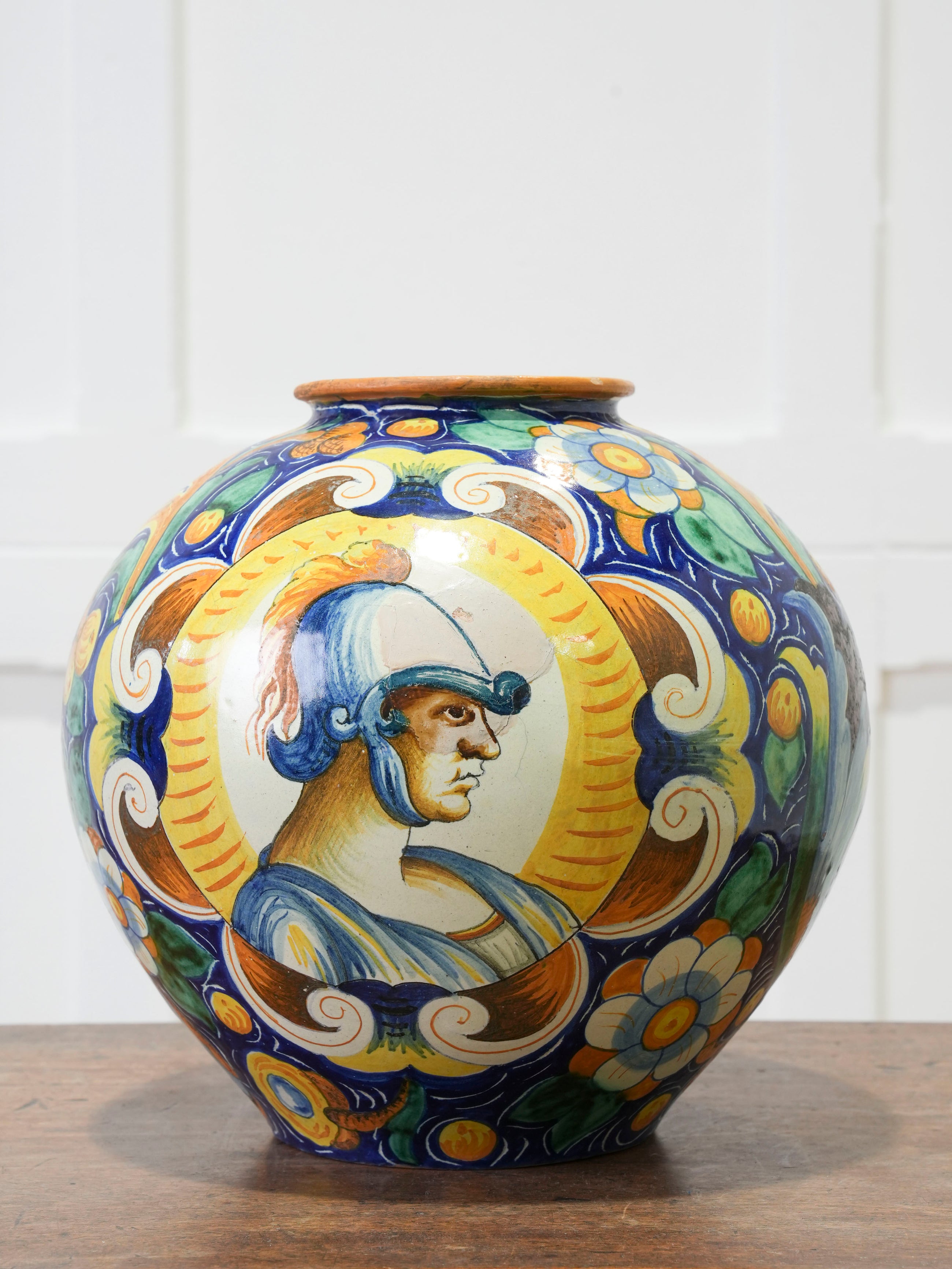 A 19th Century Venetian Majolica Pharmacy Vase