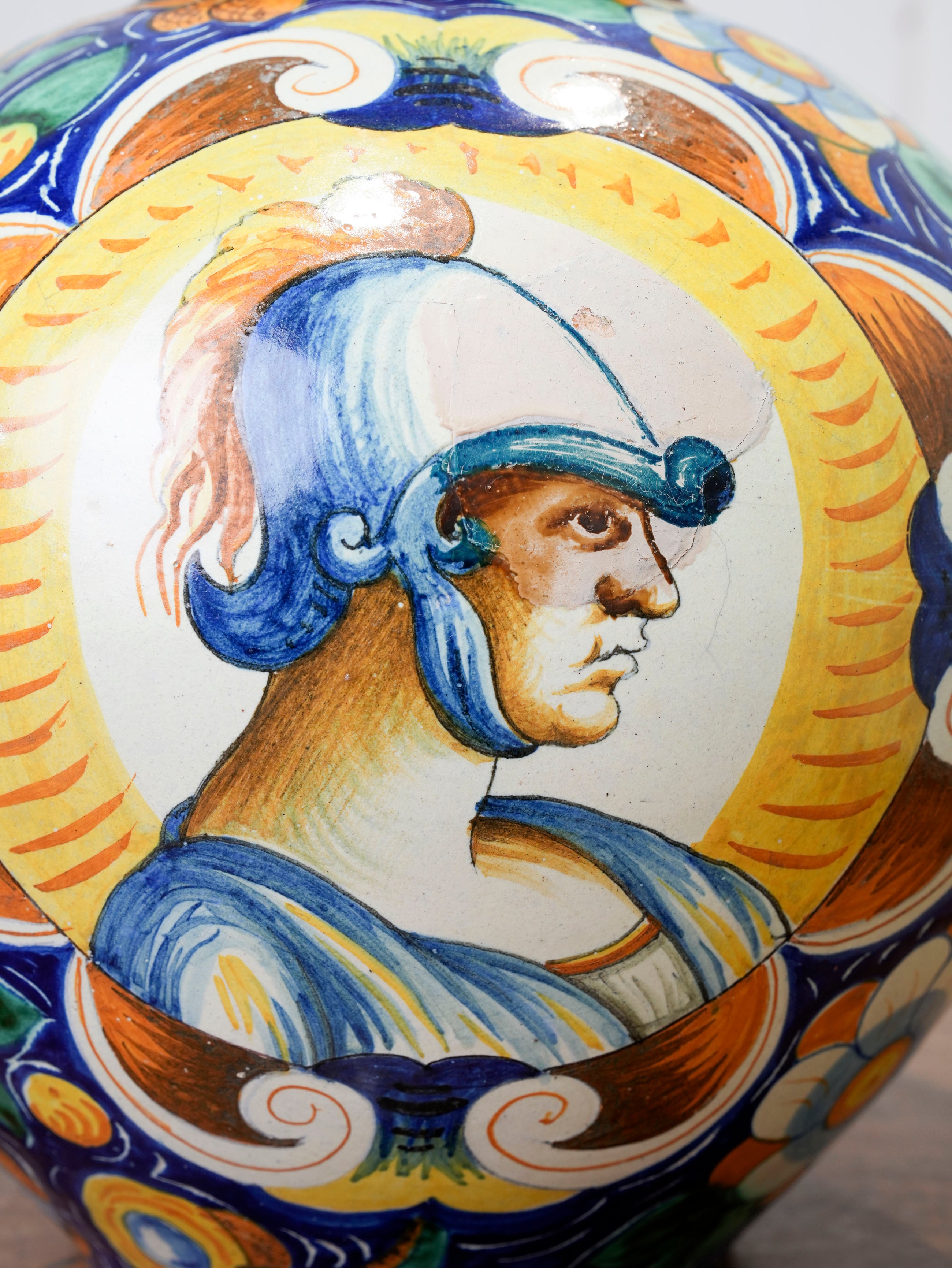 A 19th Century Venetian Majolica Pharmacy Vase