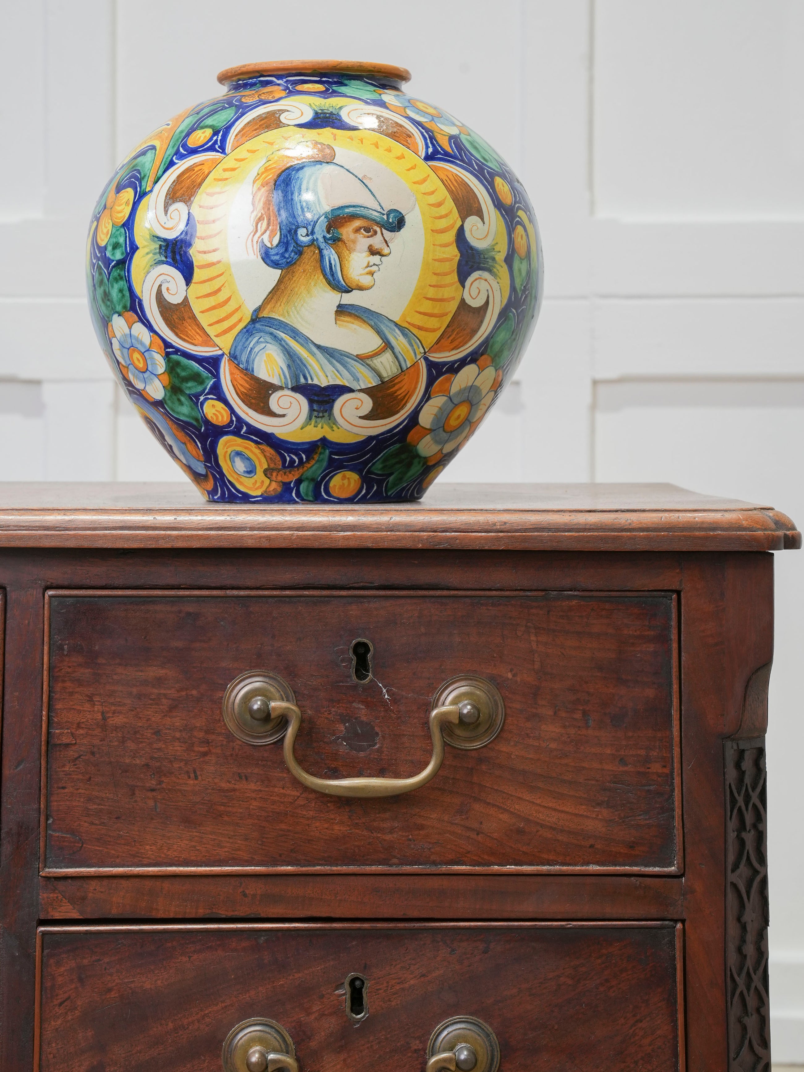 A 19th Century Venetian Majolica Pharmacy Vase