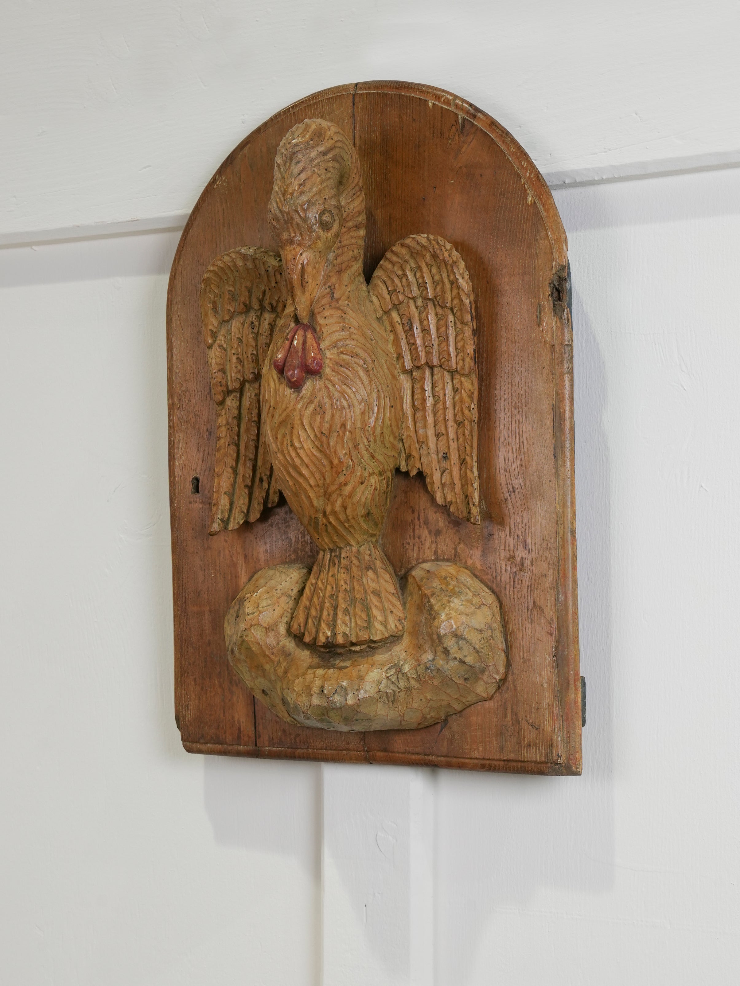 An 18th Century Carved Pelican