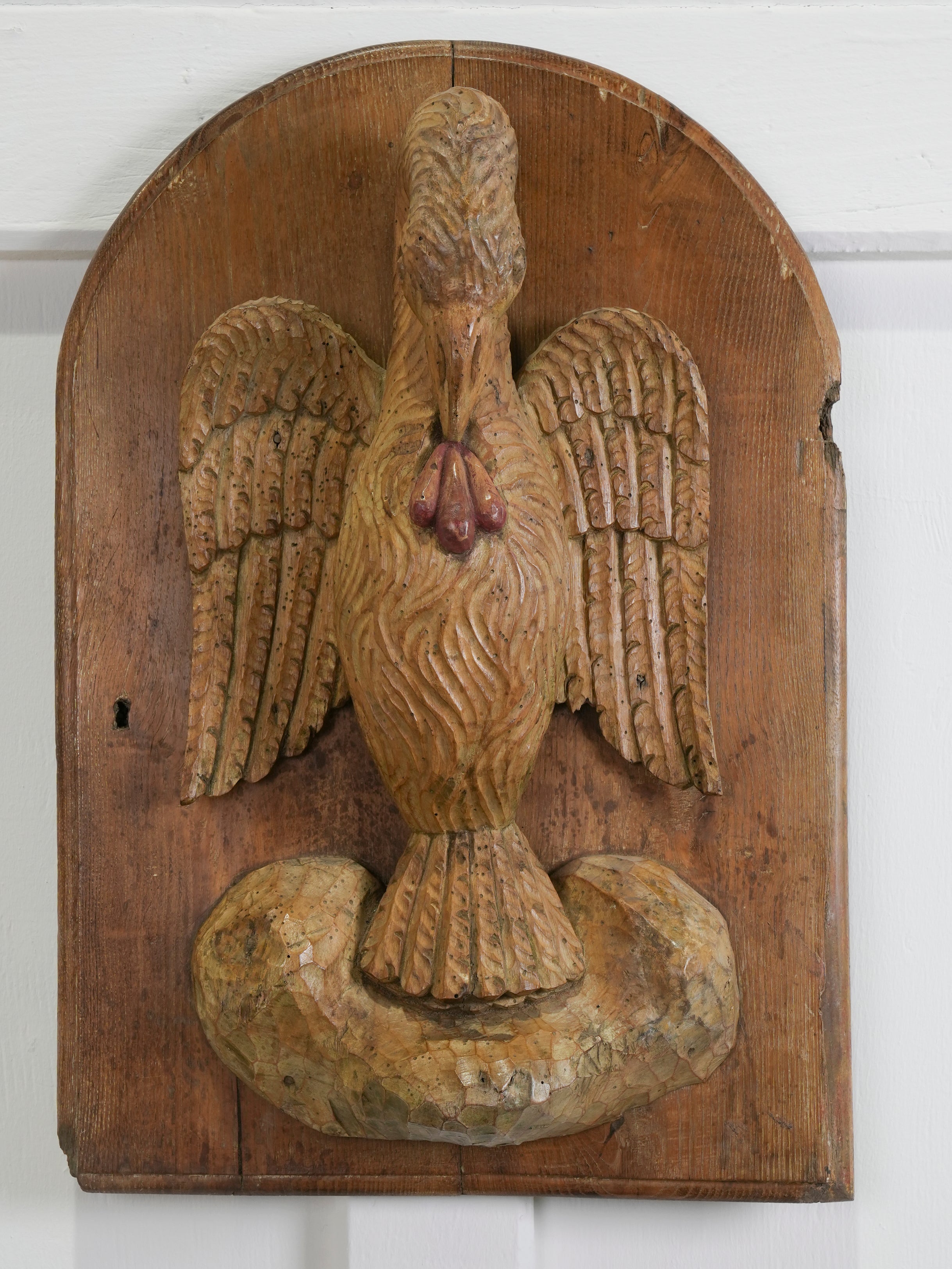 An 18th Century Carved Pelican