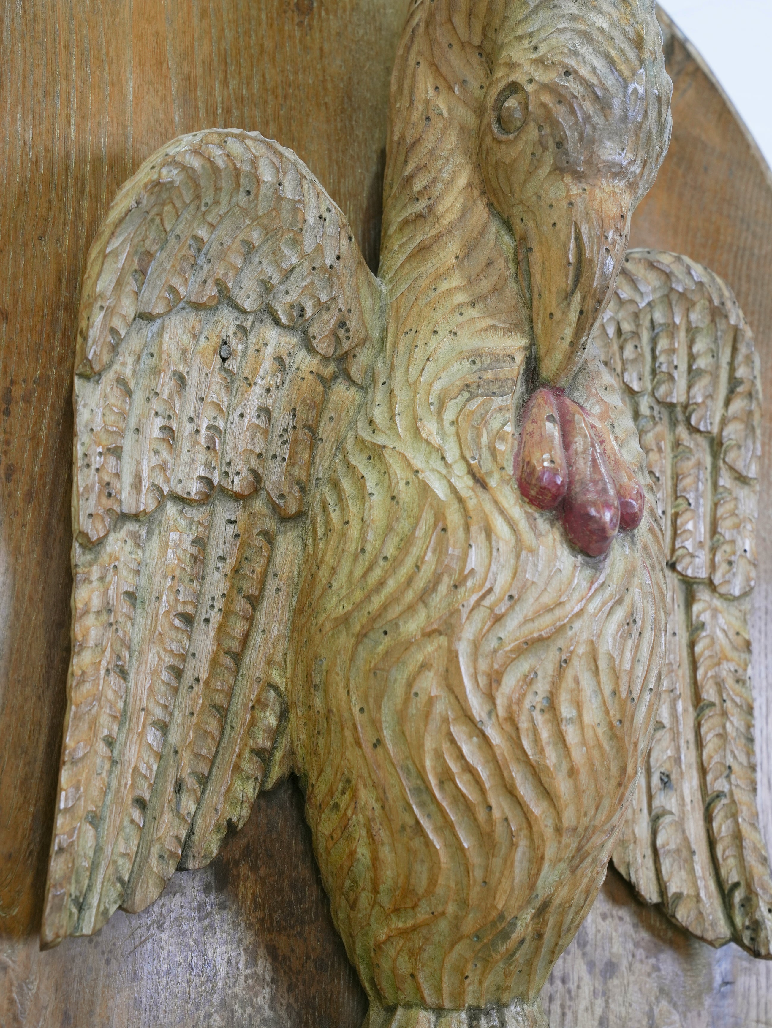 An 18th Century Carved Pelican