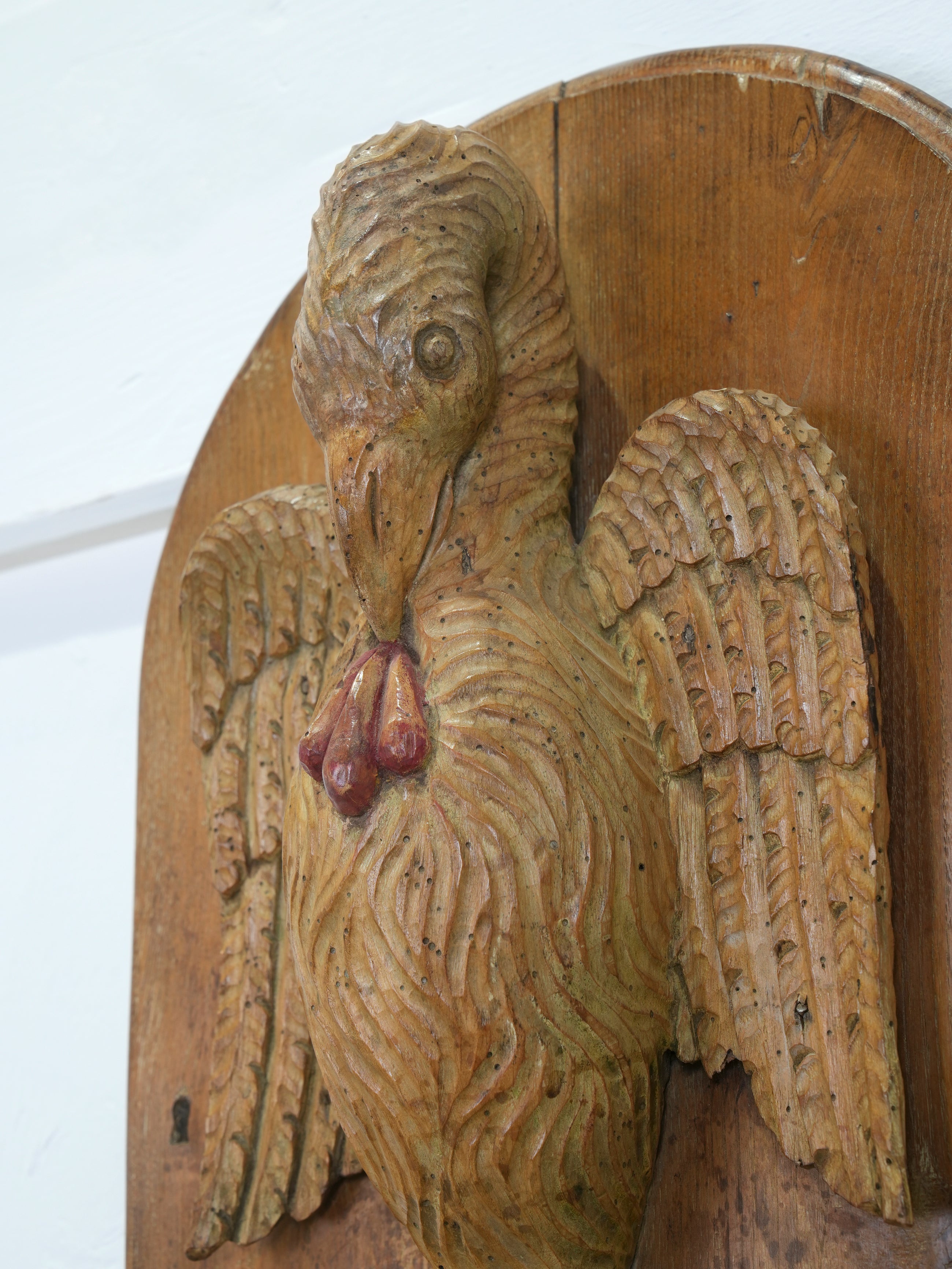 An 18th Century Carved Pelican