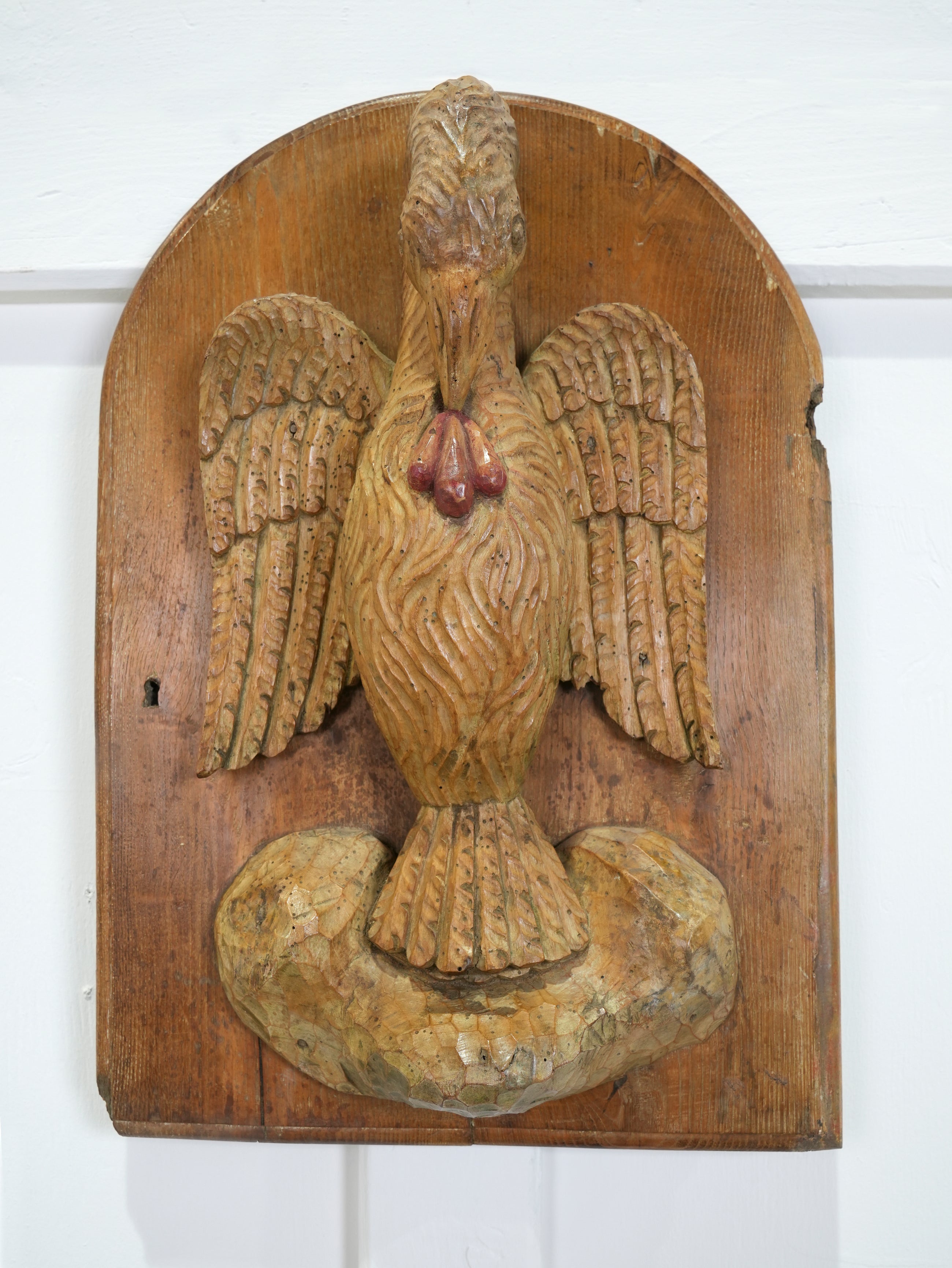 An 18th Century Carved Pelican