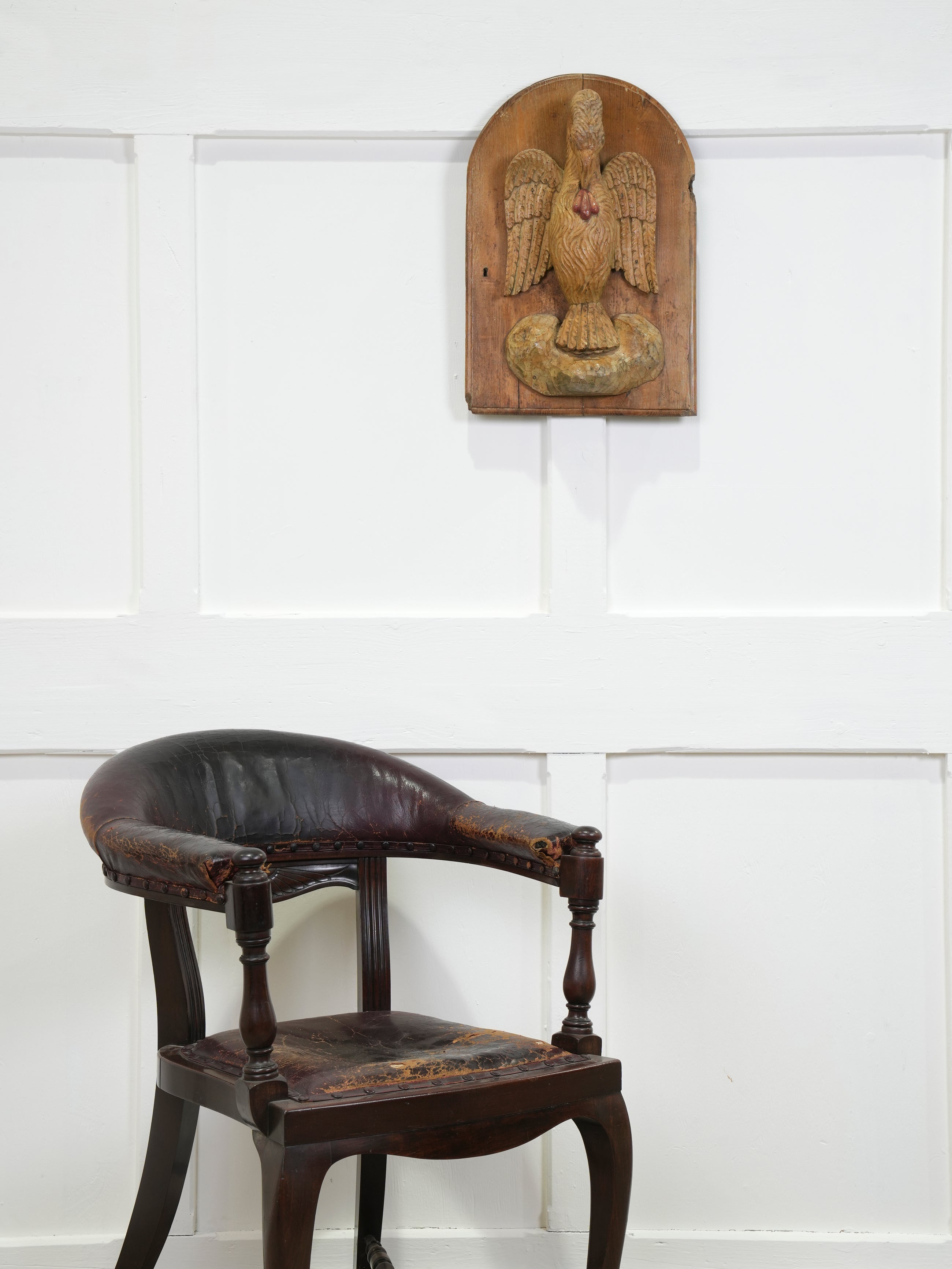 An 18th Century Carved Pelican